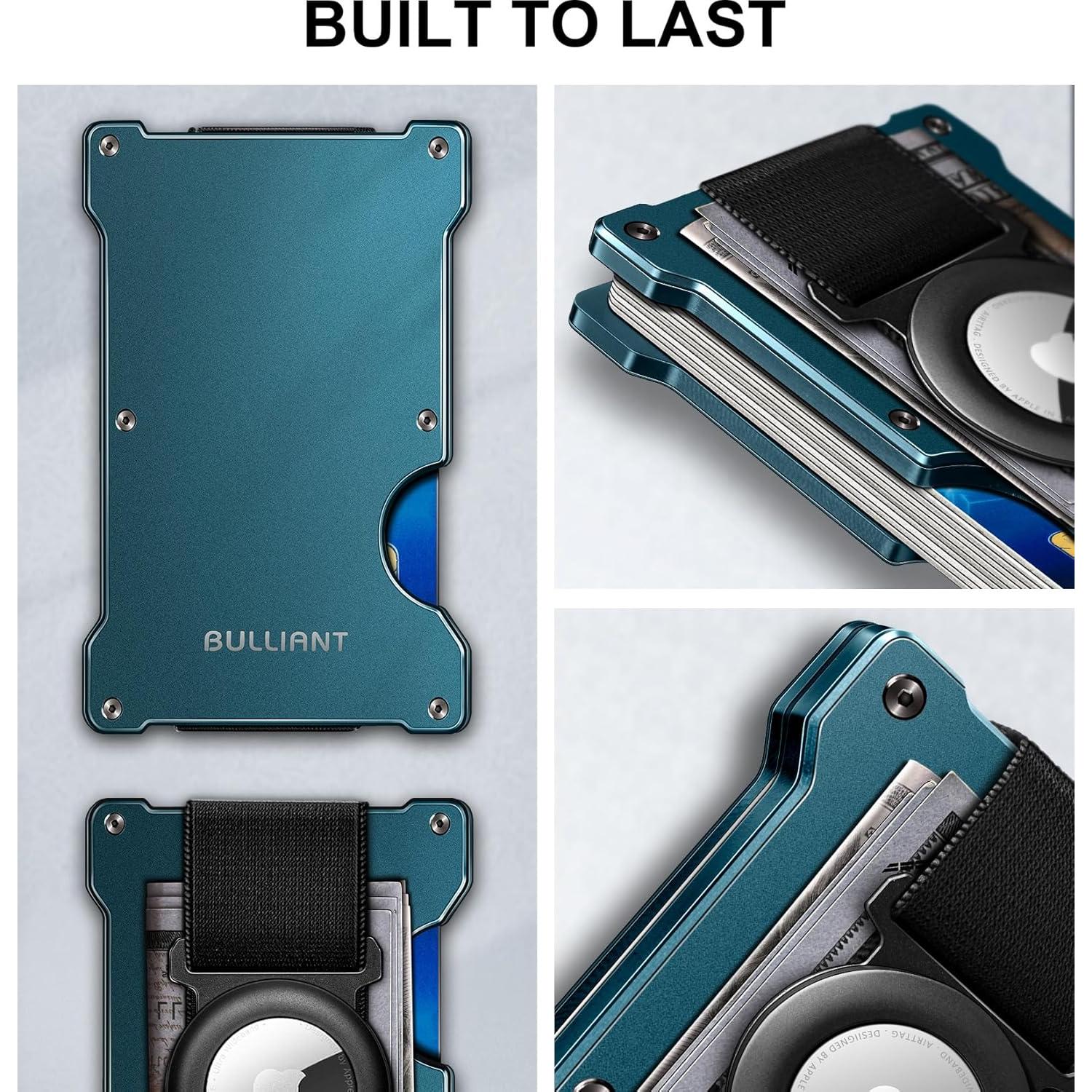 Cartera Metálica Slim Bulliant para Hombres con Bloqueo RFID