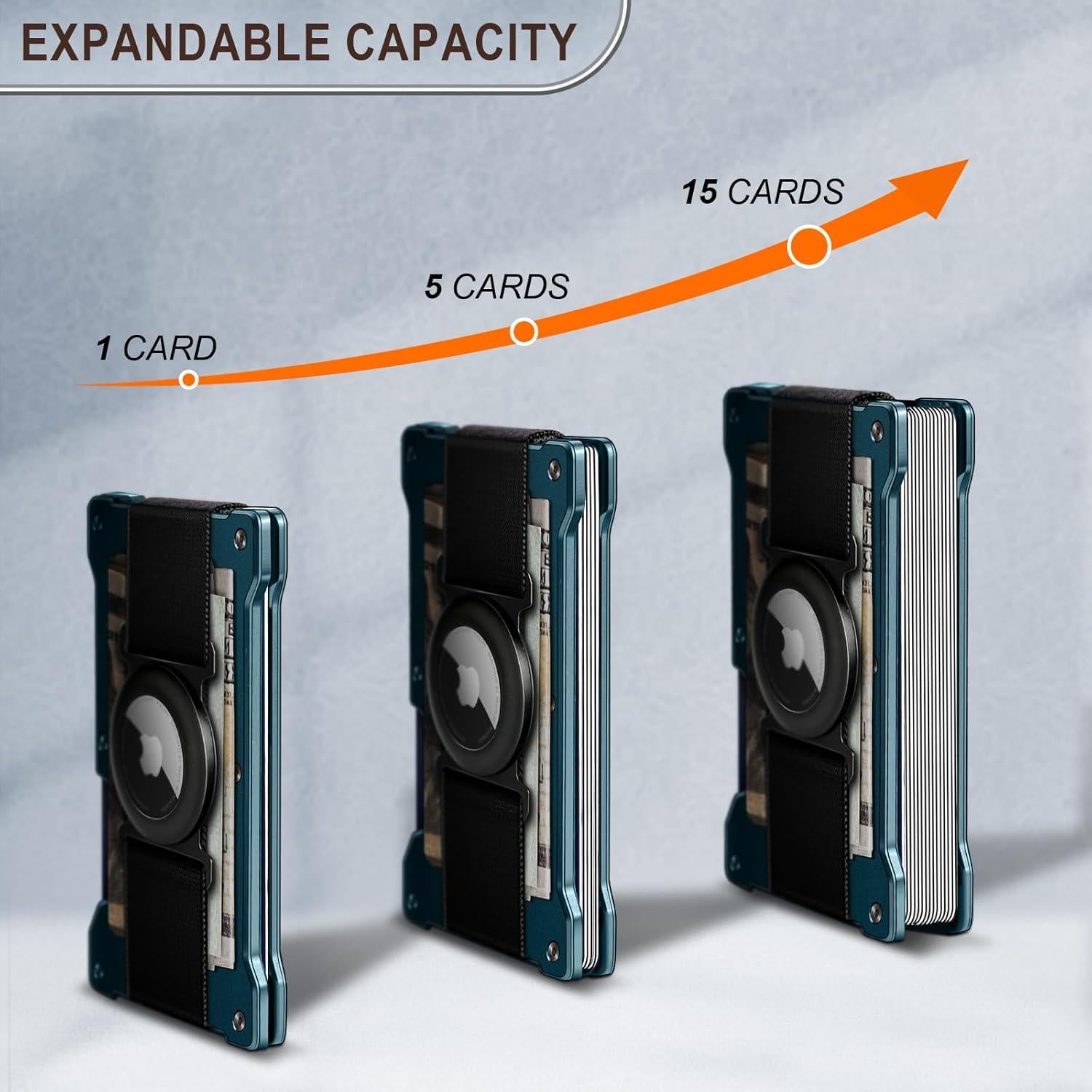 Cartera Metálica Slim Bulliant para Hombres con Bloqueo RFID