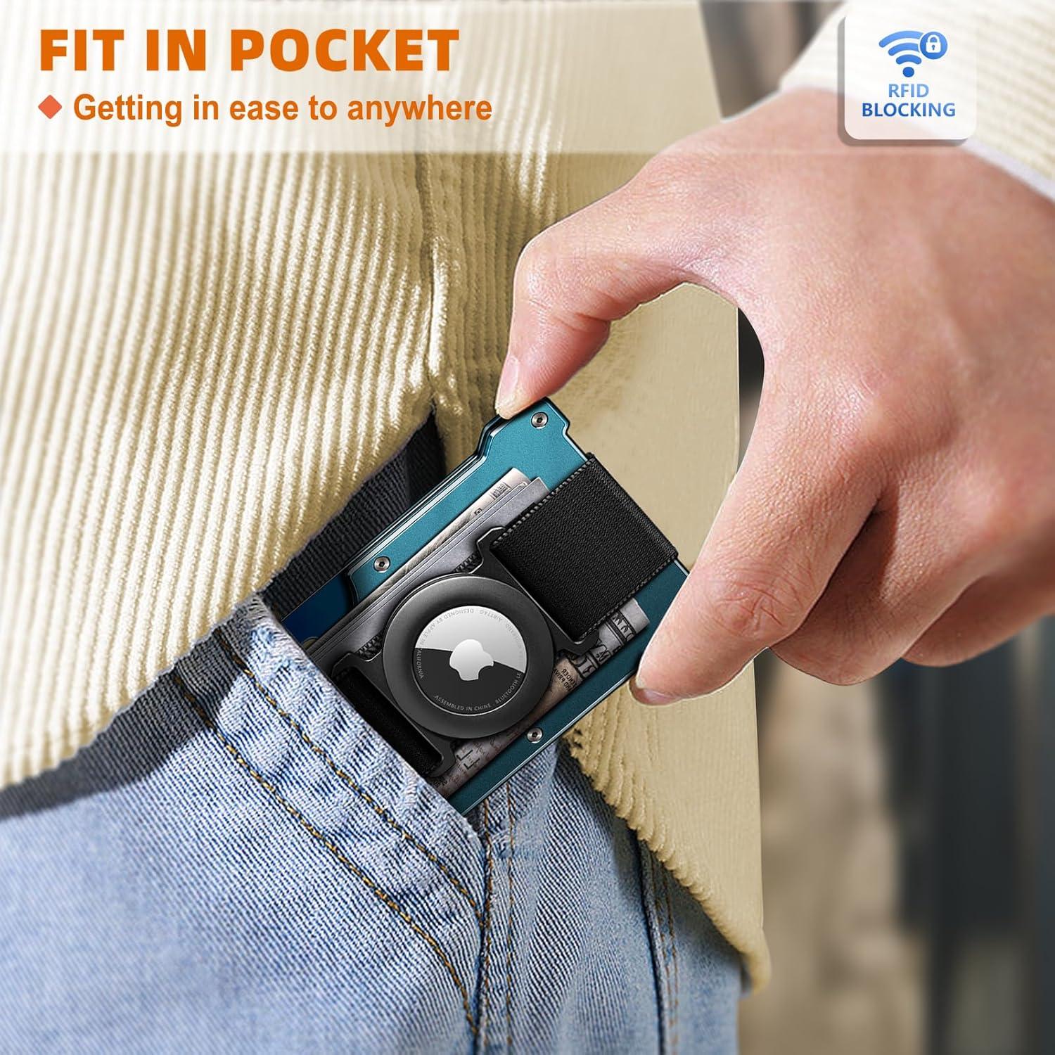 Cartera Metálica Slim Bulliant para Hombres con Bloqueo RFID