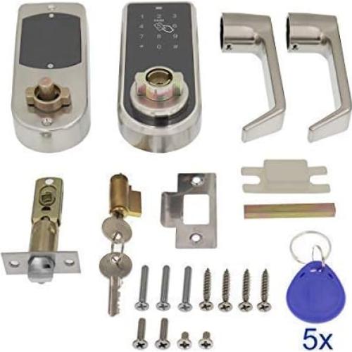 Cerradura Electrónica ETEKJOY 3-en-1 con Teclado Táctil y RFID