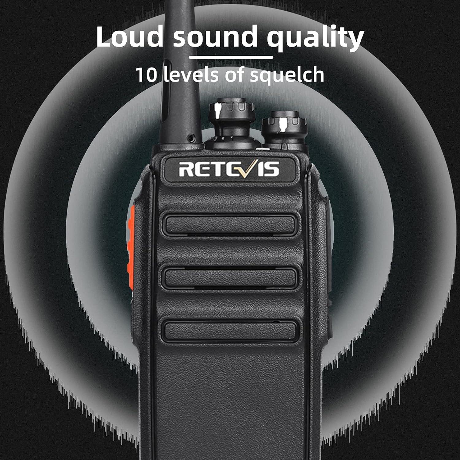 Walkie Talkies Retevis H-777S 6 Unidades con Micrófono