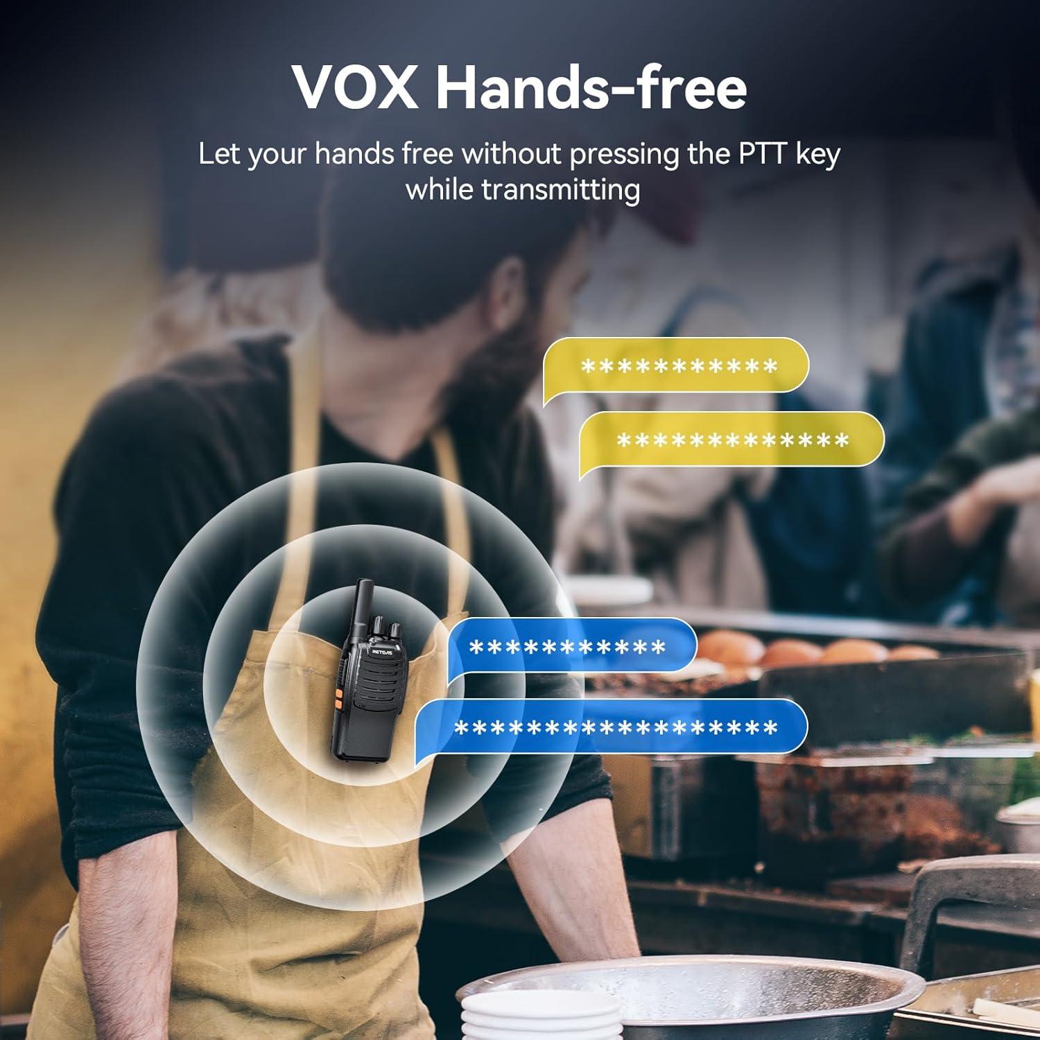 Walkie Talkies Retevis H-777 Portátiles 5 Pack FRS 1000mAh