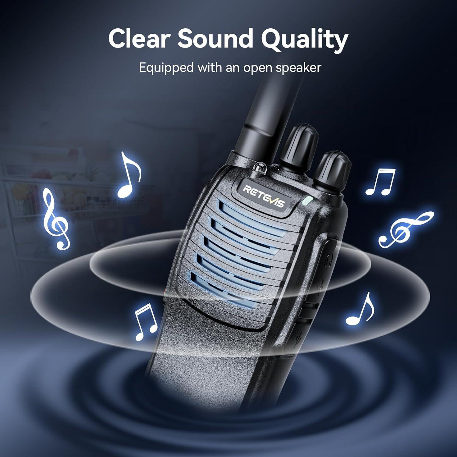 Walkie Talkies Retevis H-777 Portátiles 5 Pack FRS 1000mAh