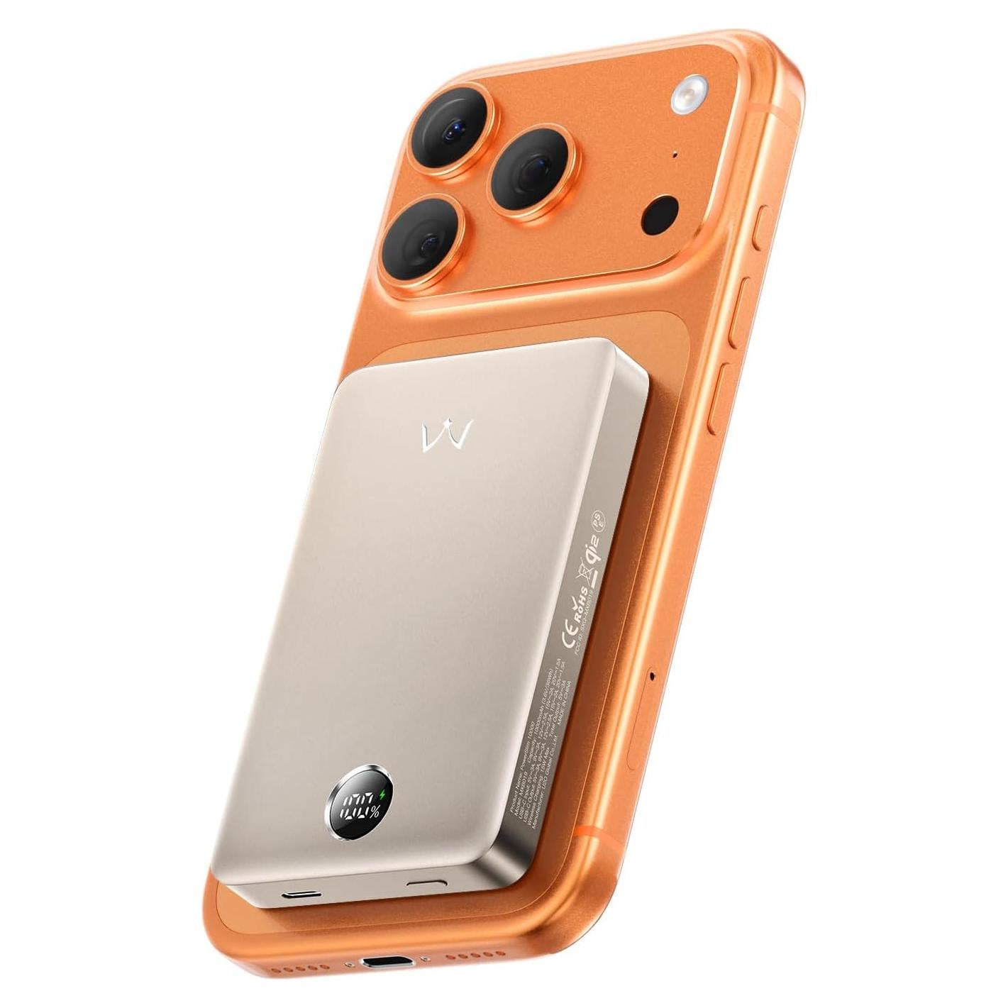 Cargador Portátil Magnético iWALK 10,000mAh Qi2.0 15W