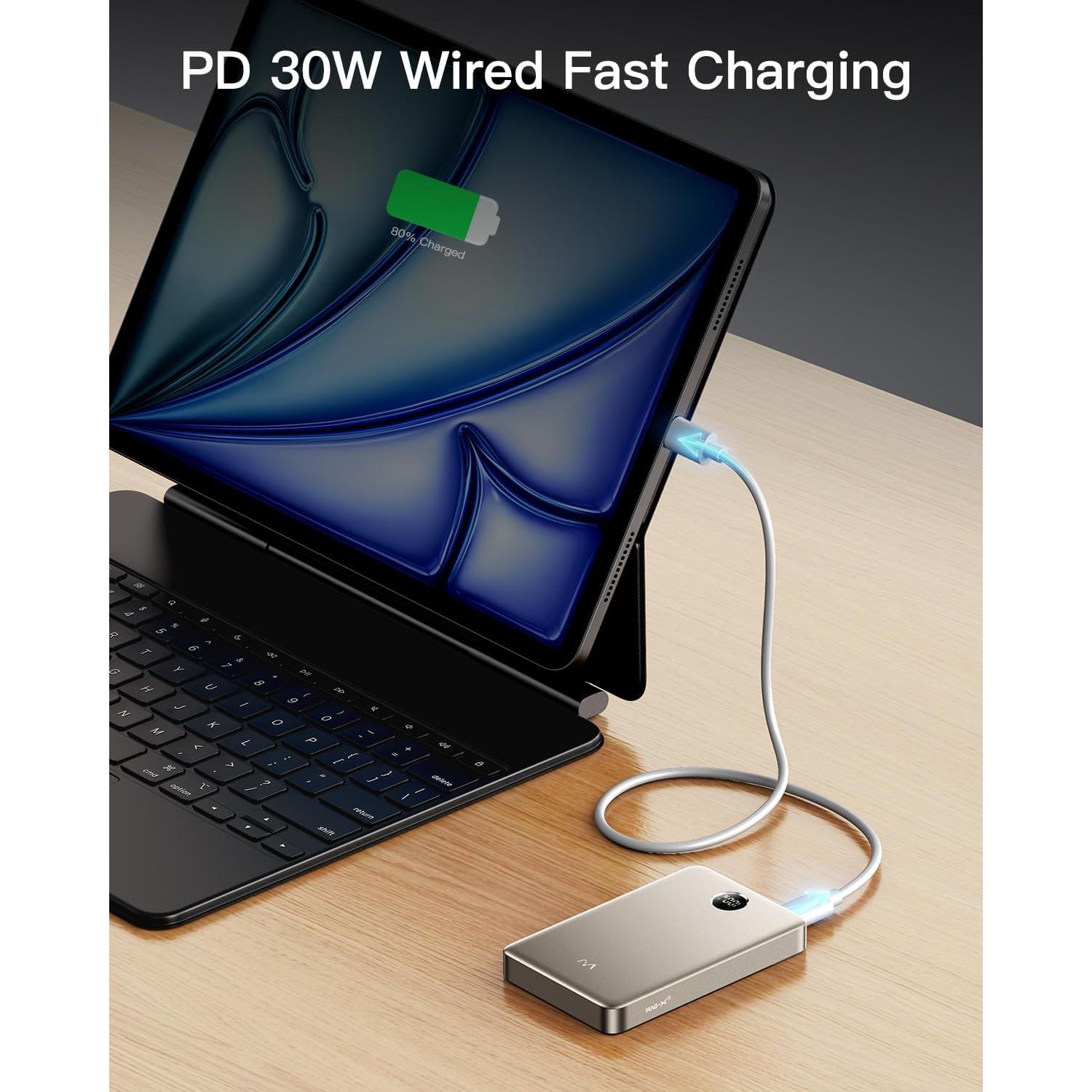 Cargador Portátil Magnético iWALK 10,000mAh Qi2.0 15W