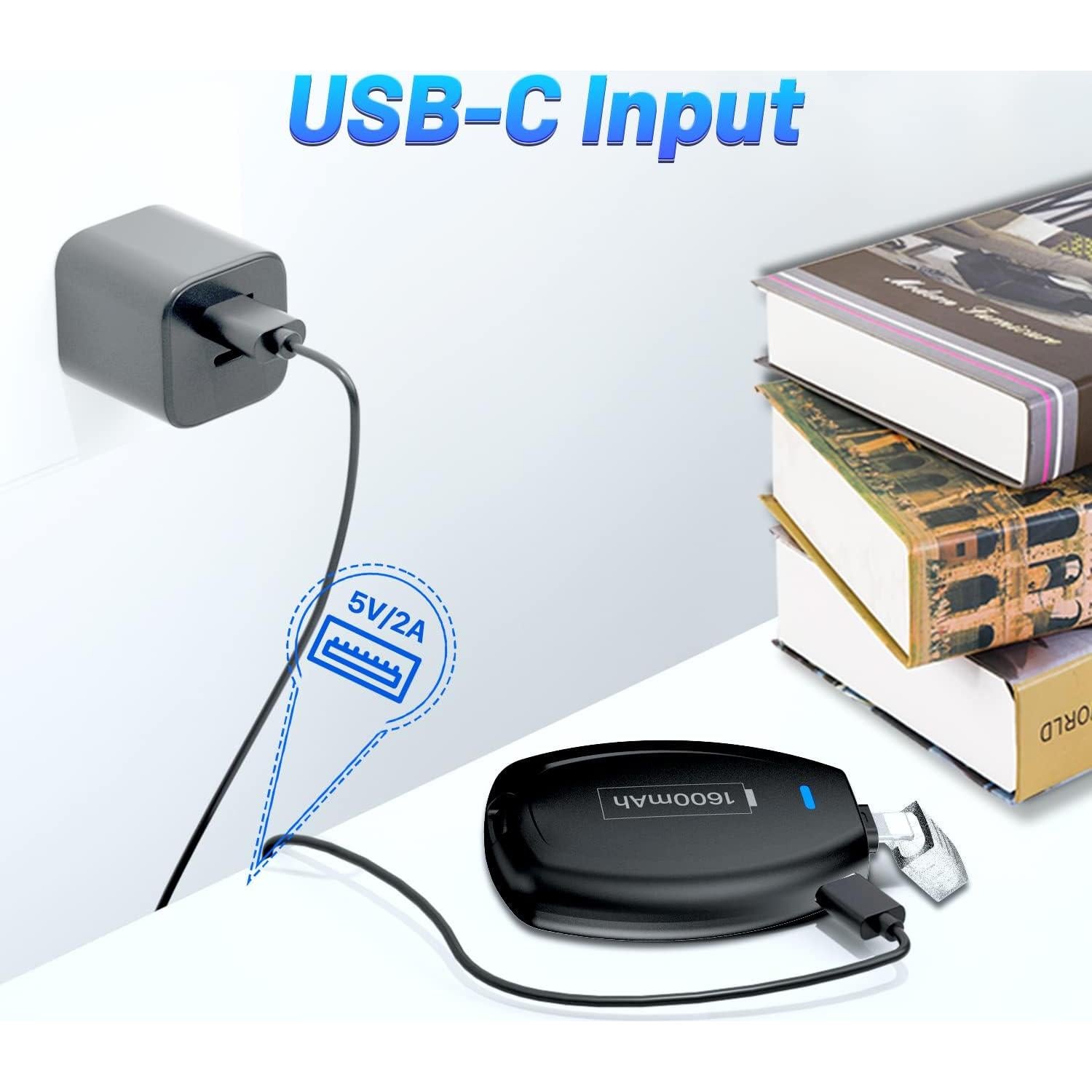 Cargador Portátil Mini Llavero SHENMZ para iPhone - Emergencia