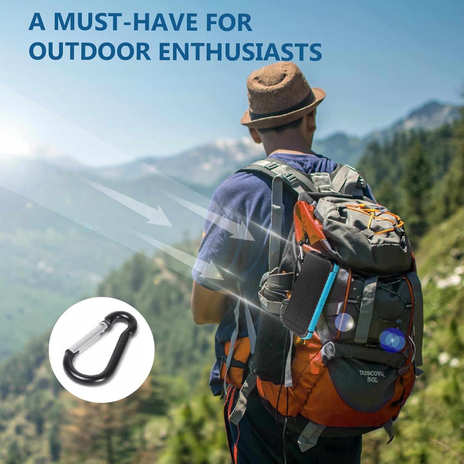 Banco de Energía Solar 20000mAh Shenzhen PS31H Carga Rápida