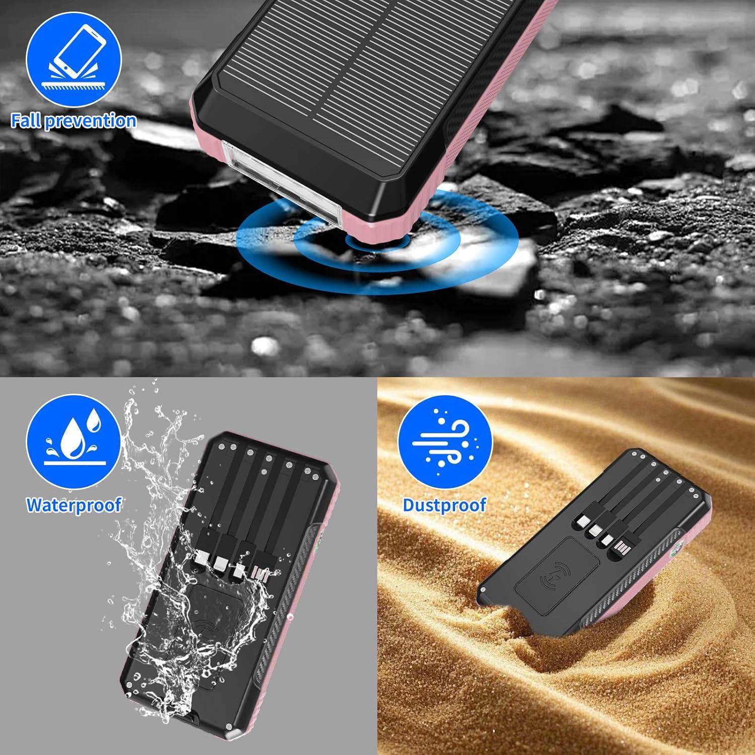 Banco de Energía Solar 49800mAh Shenzhen SD28 Carga Rápida 22.5W