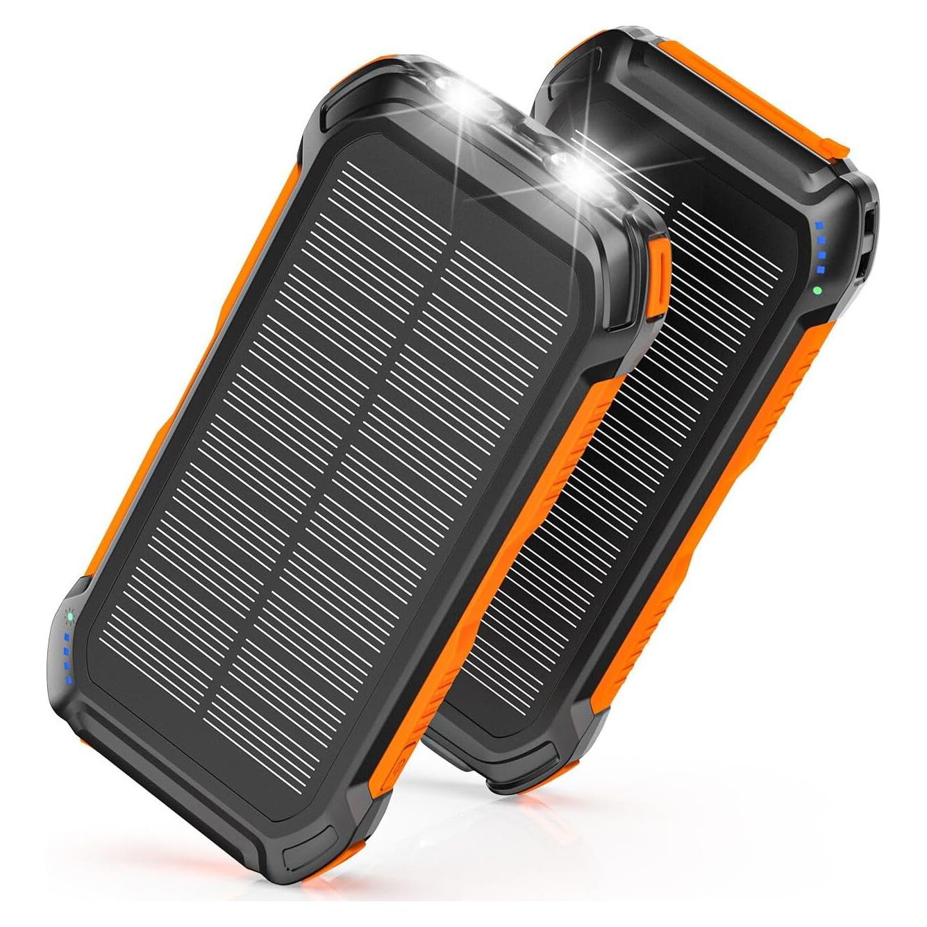 Banco de Energía Solar 46800mAh Yuwei Cargador Rápido 15W