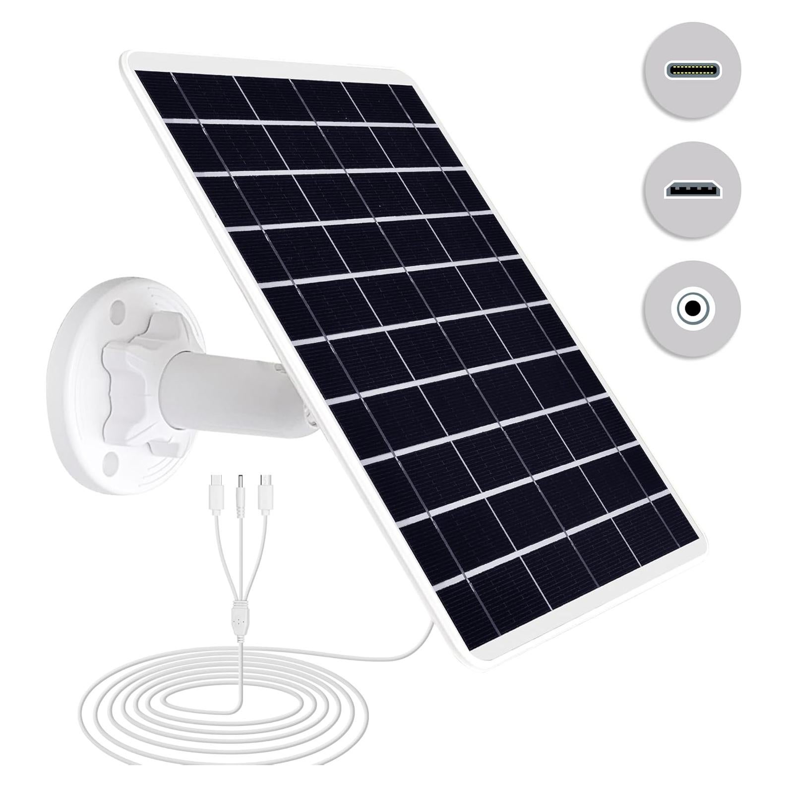 Panel Solar 8W DFTIM con Batería 13200mAh para Cámara