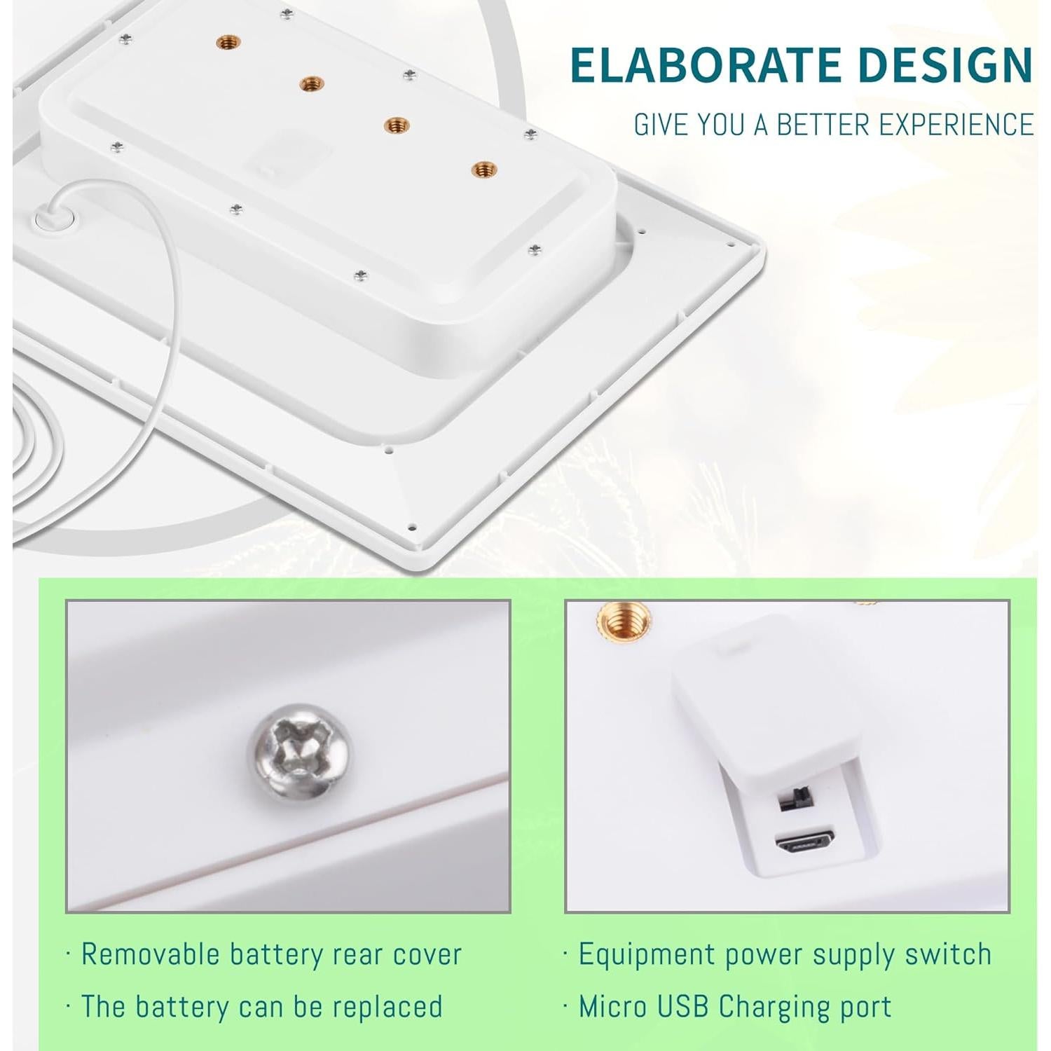 Panel Solar 8W DFTIM con Batería 13200mAh para Cámara