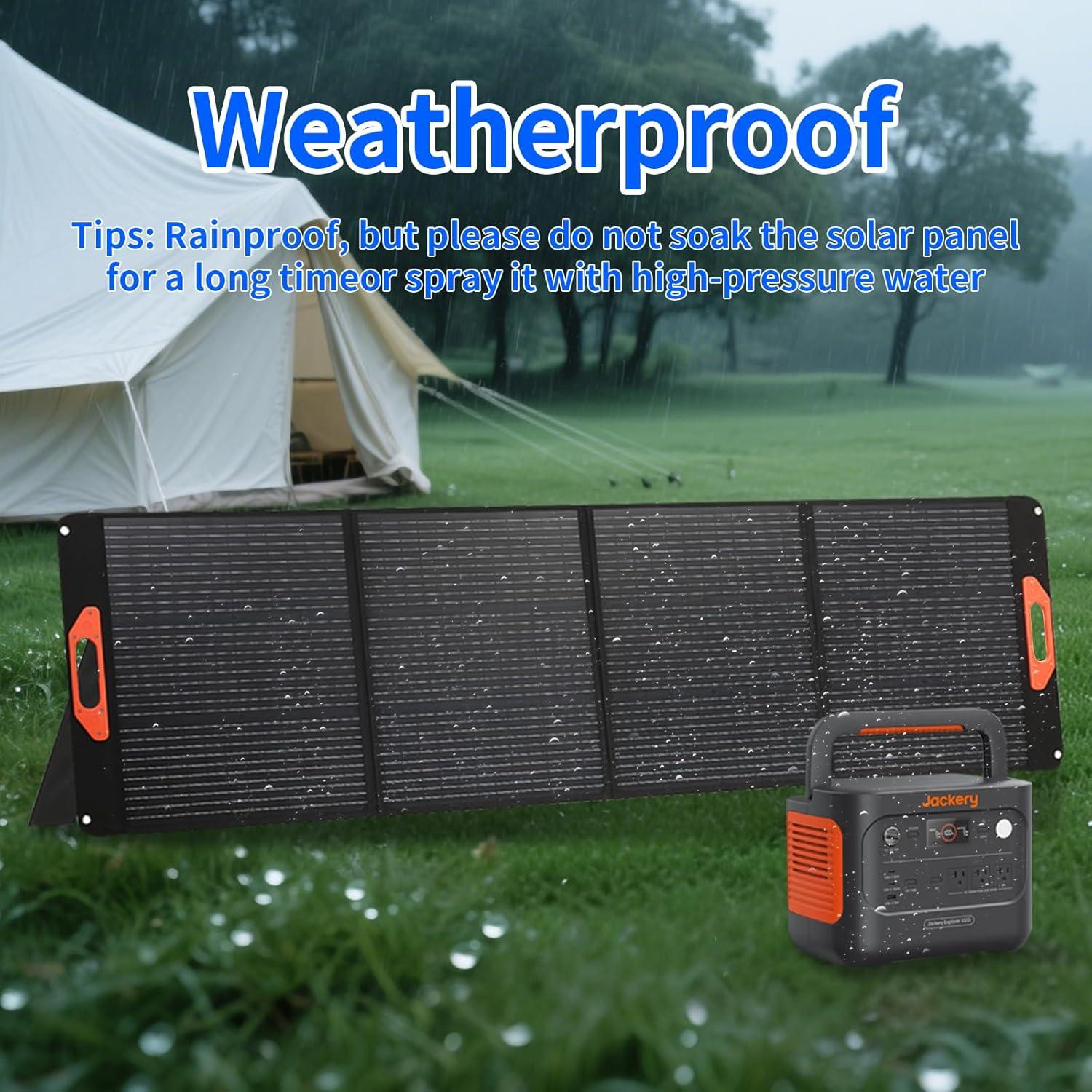 Panel Solar Portátil Mytions 200W Alta Eficiencia Camping