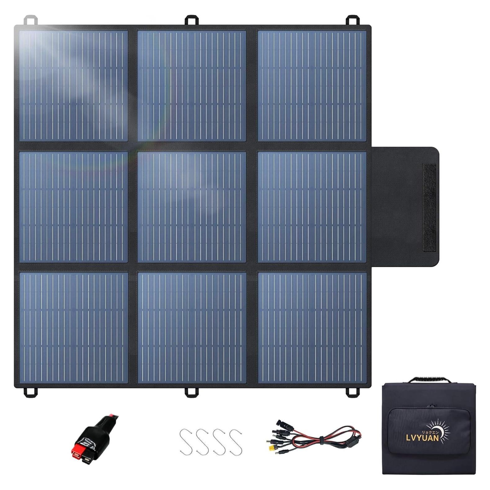 Panel Solar Plegable 200W LVYUAN Alta Eficiencia 23%