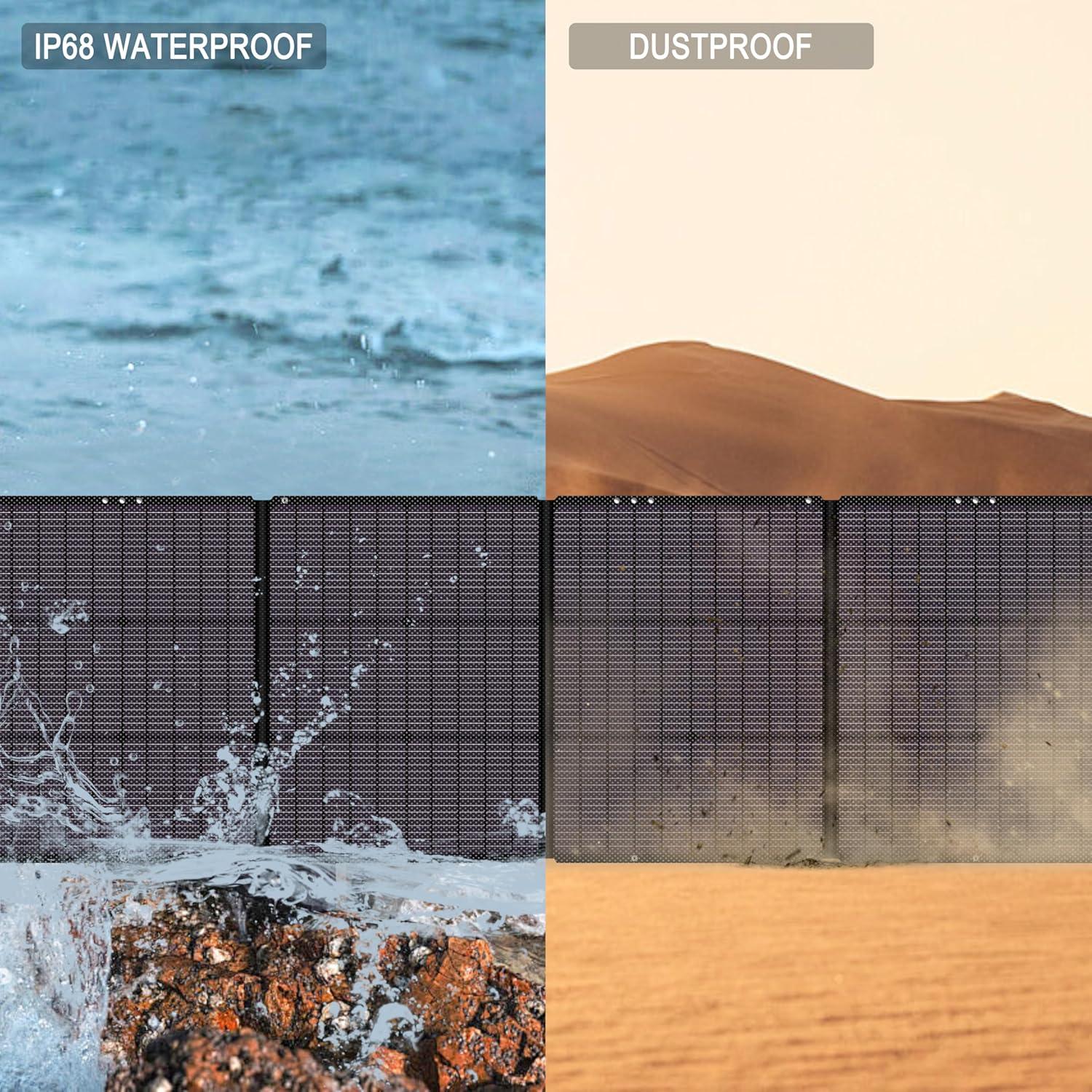 Panel Solar Plegable SOKIOVOLA 200W Monocristalino IP68