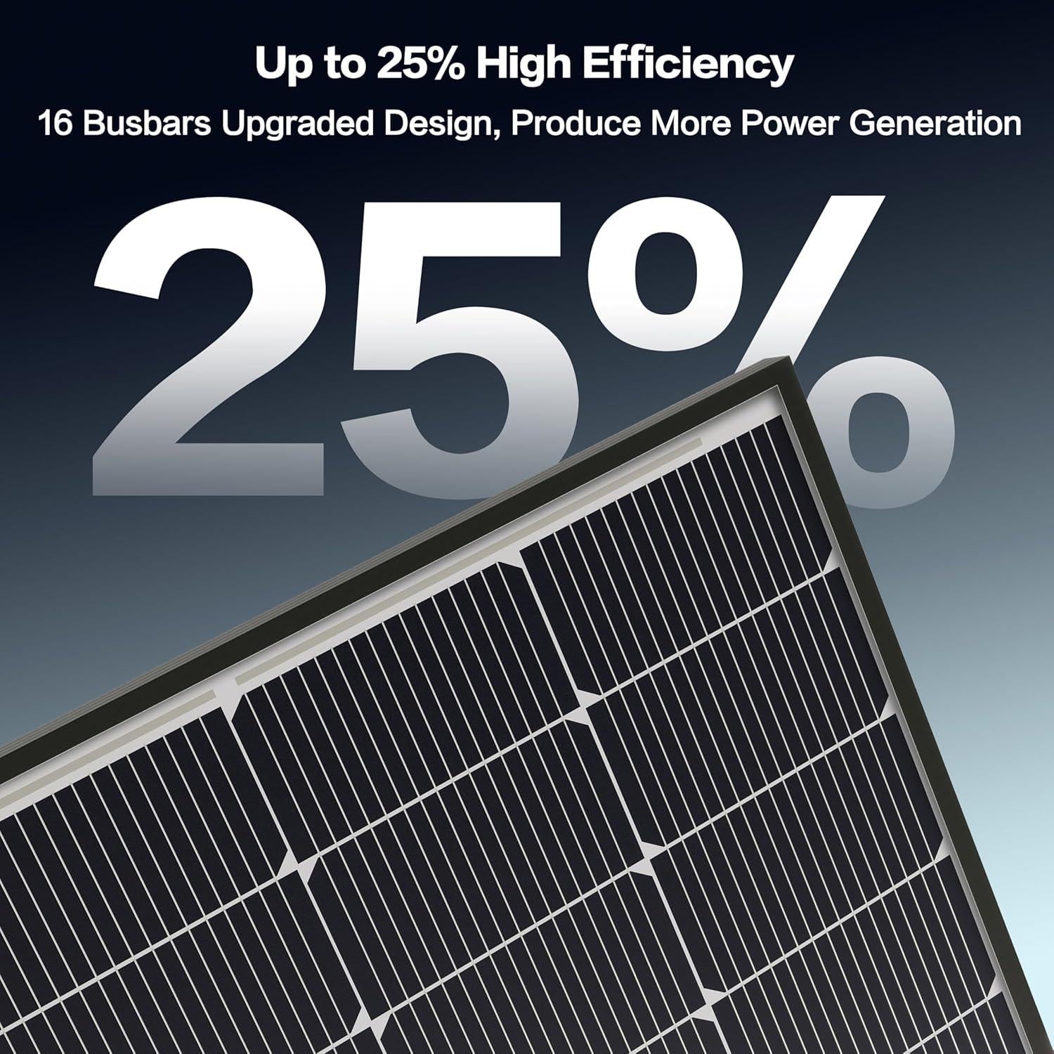 Panel Solar Monocristalino N-Type 200W Xilanseek Alta Eficiencia
