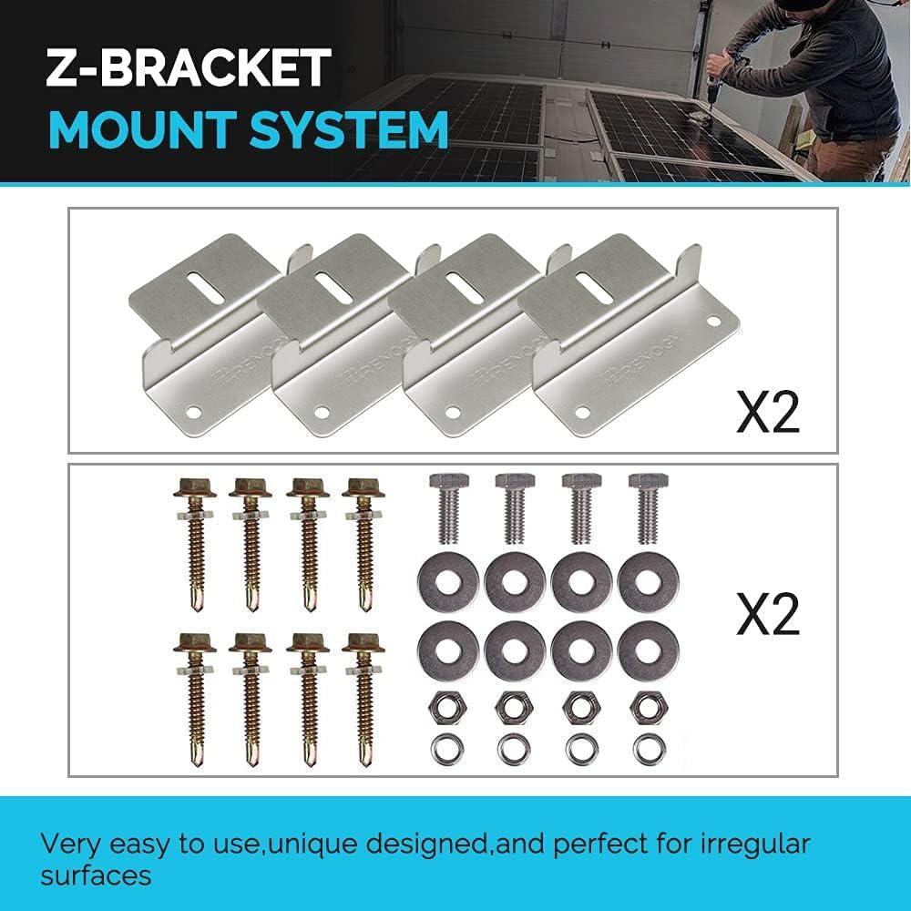 Kit Panel Solar 200W Renogy 12V + Controlador 30A Adventurer