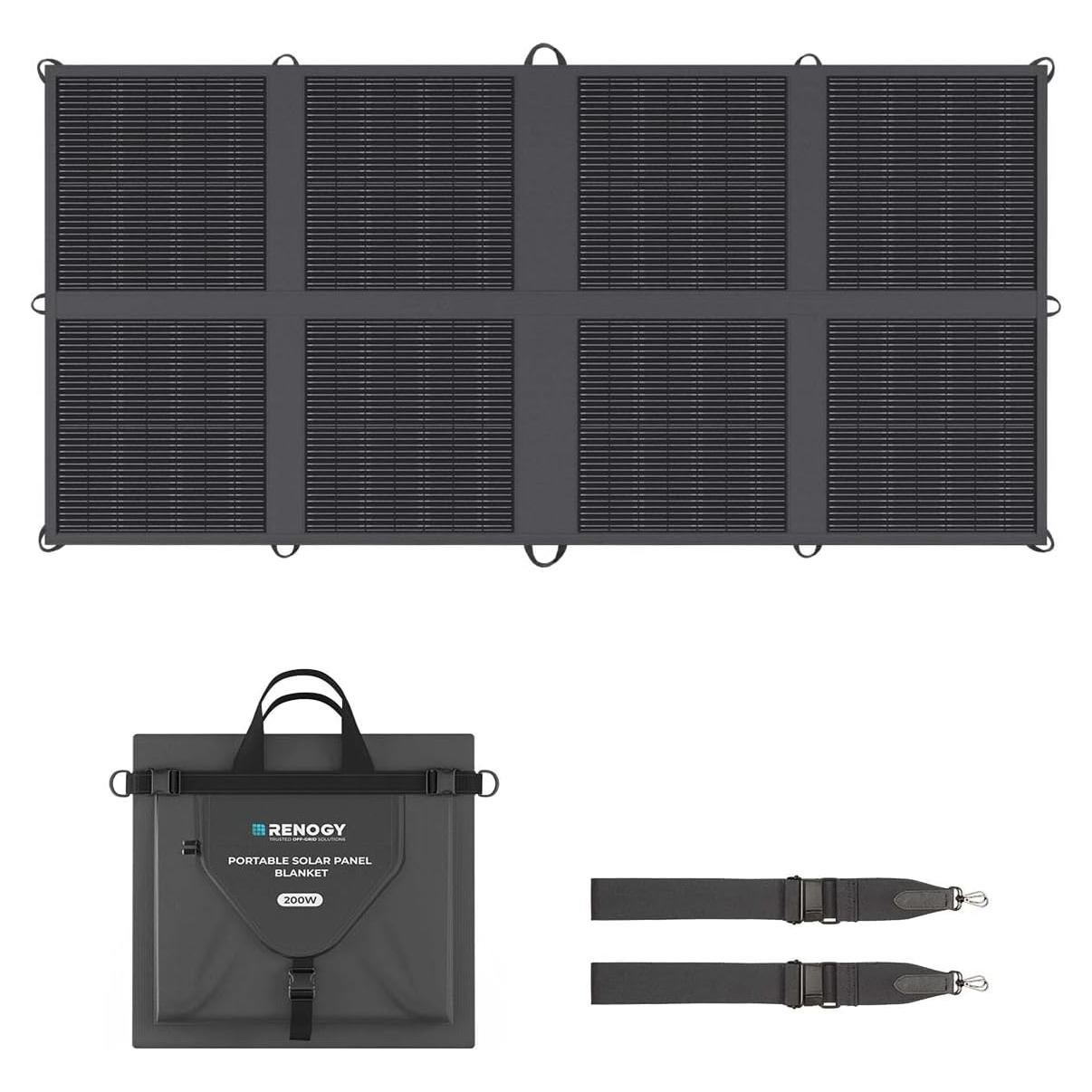 Manta Solar Renogy 200W Plegable Alta Eficiencia USB-C