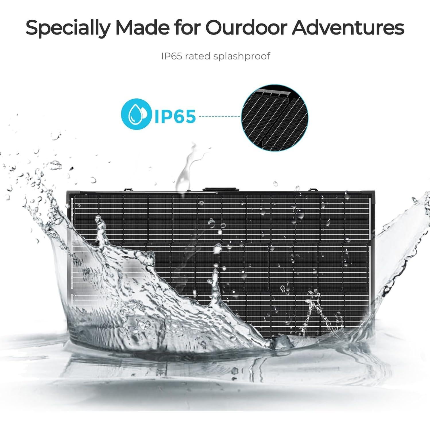 Maleta Solar Portátil Renogy 200W 12V con Controlador 20A