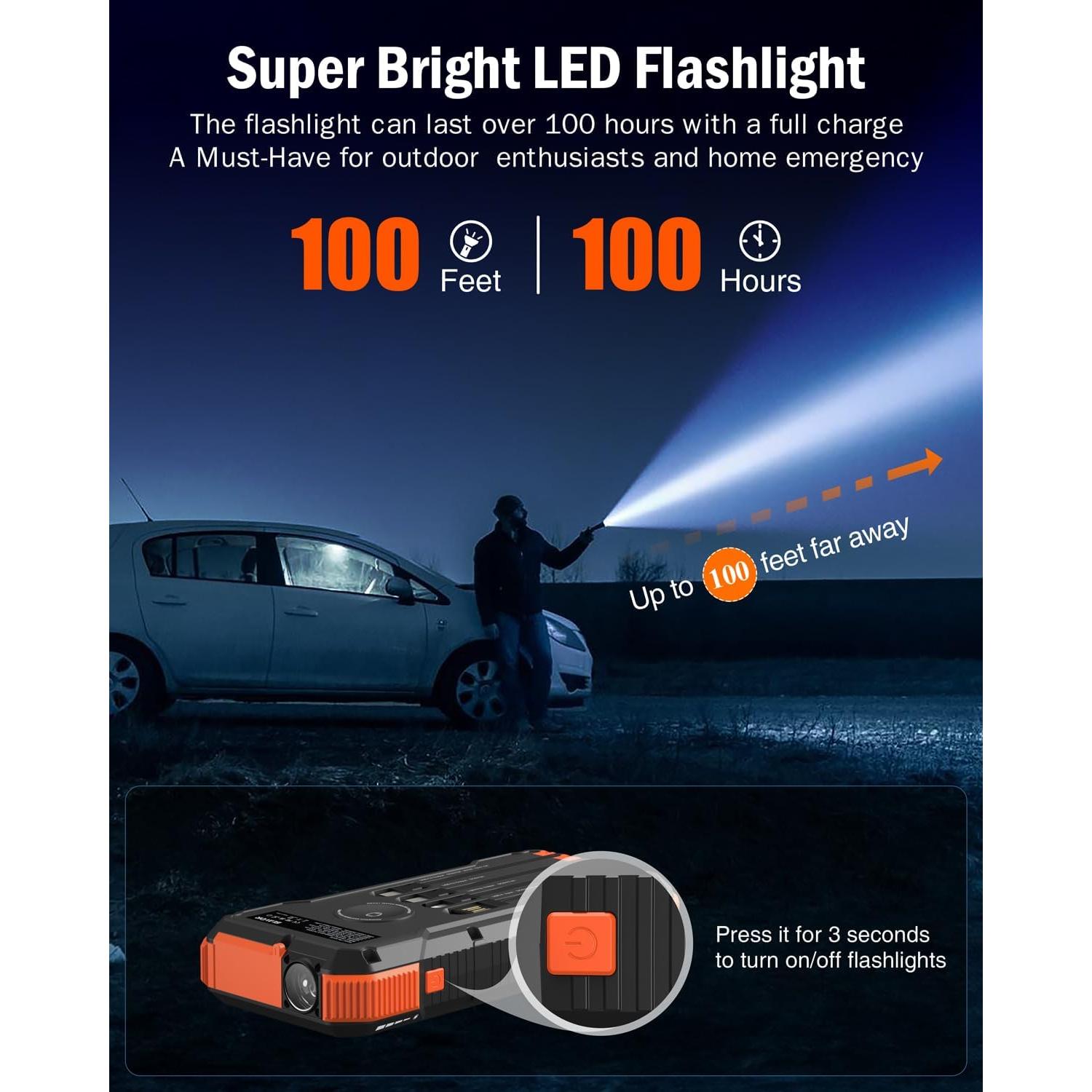 Banco de Energía Solar BLAVOR 20000mAh Carga Rápida 20W