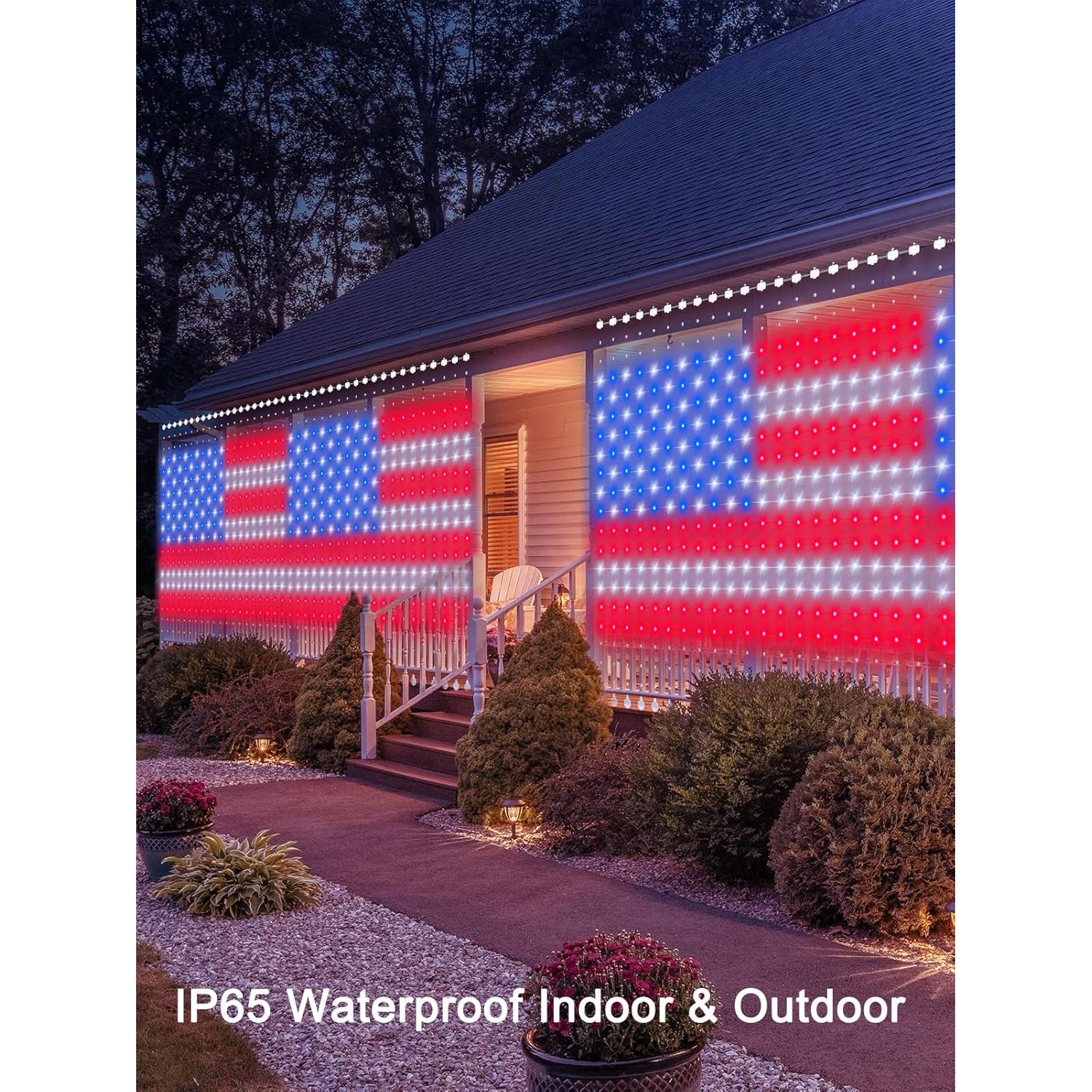 Luces de Cortina Inteligentes Weecrestar 2x2m LED RGBIP65