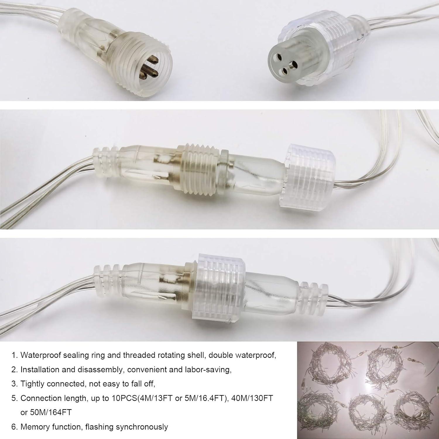Luces de Cuerda LED GTSYDING 4M Multicolor 96 LEDs 8 Modos