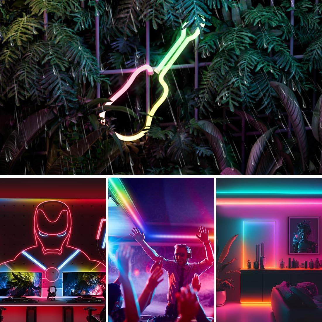 Tira LED Neon Direccionable RGB 5M IP67 SHENZHENSHI