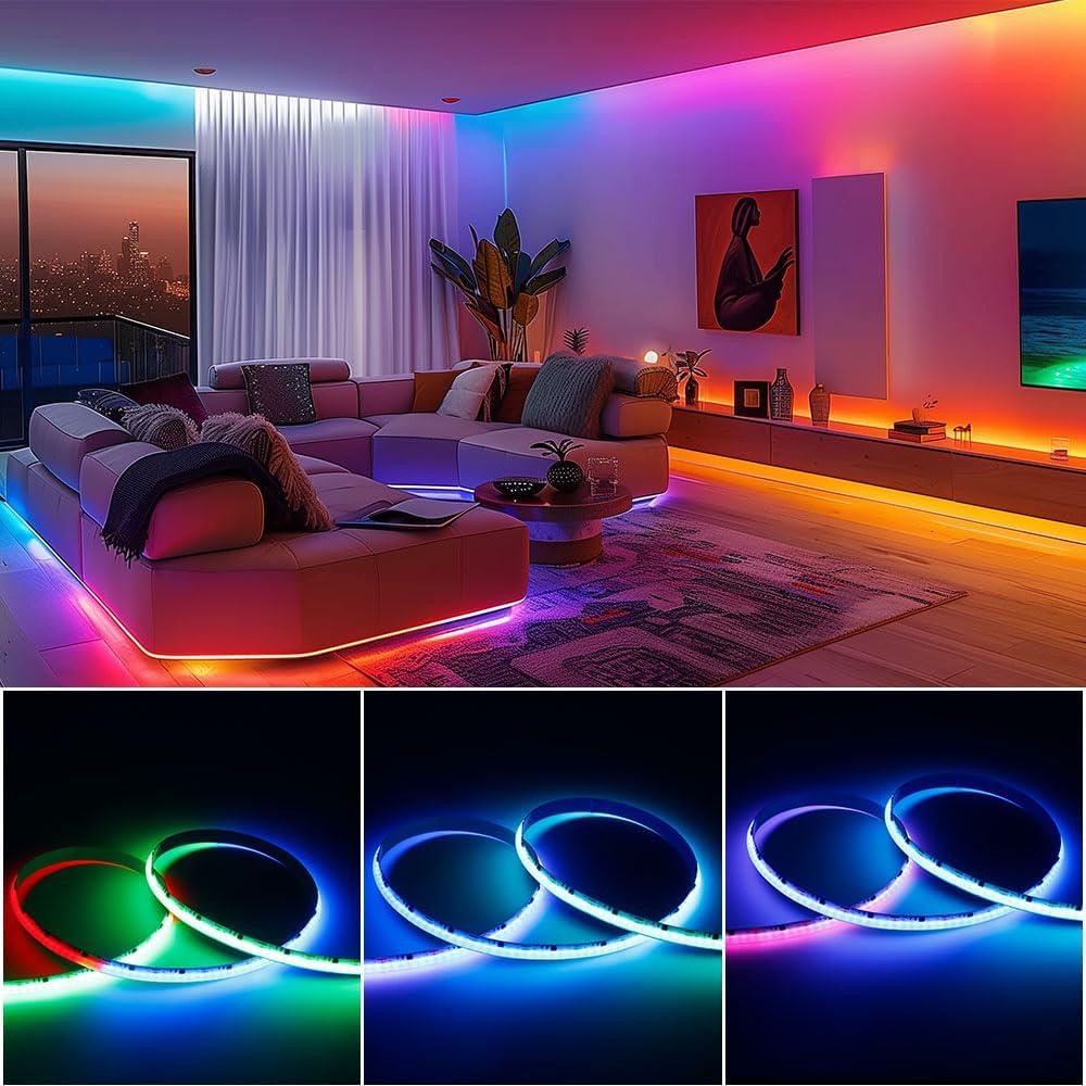 Tira LED COB RGB IC WS2811 5M 720LED/m 10mm LOAMLIN