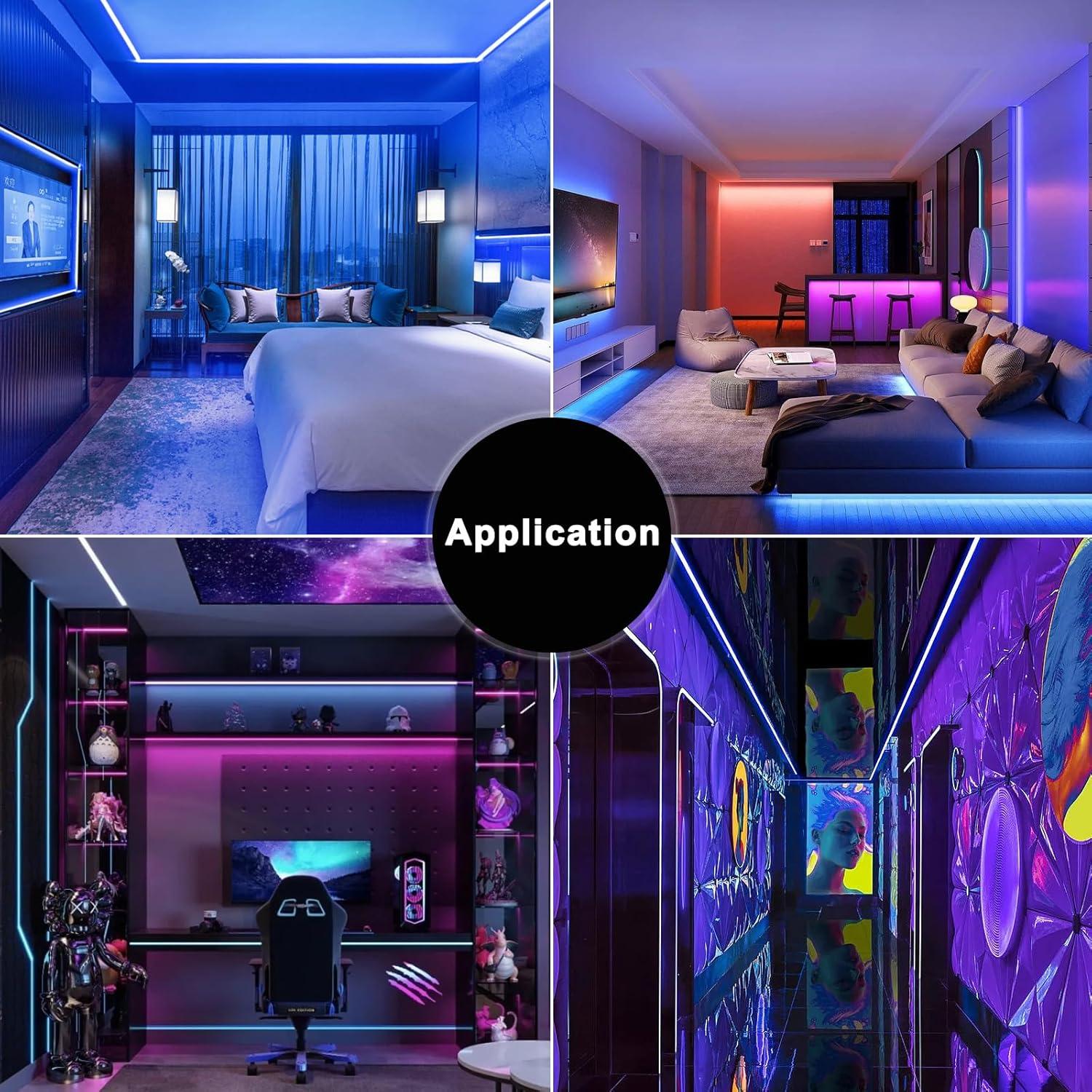 Tira LED RGB COB TUNICHX 5m 720 LEDs/m Luz Regulable