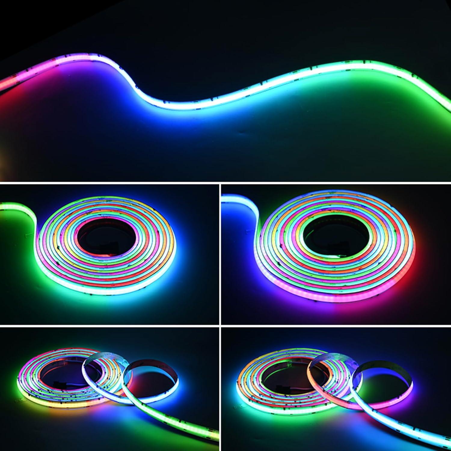 Tira LED RGB COB TUNICHX 5m 720 LEDs/m Luz Regulable