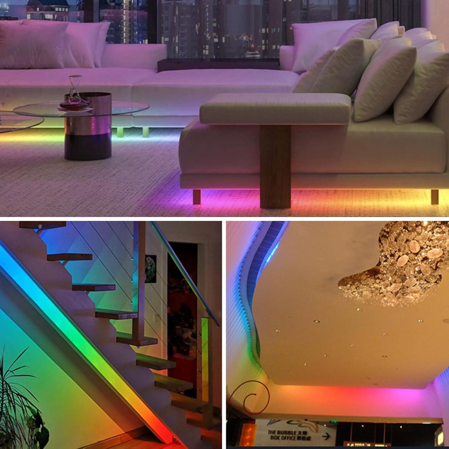 Tira LED RGB COB TUNICHX 5m 720 LEDs/m Luz Regulable