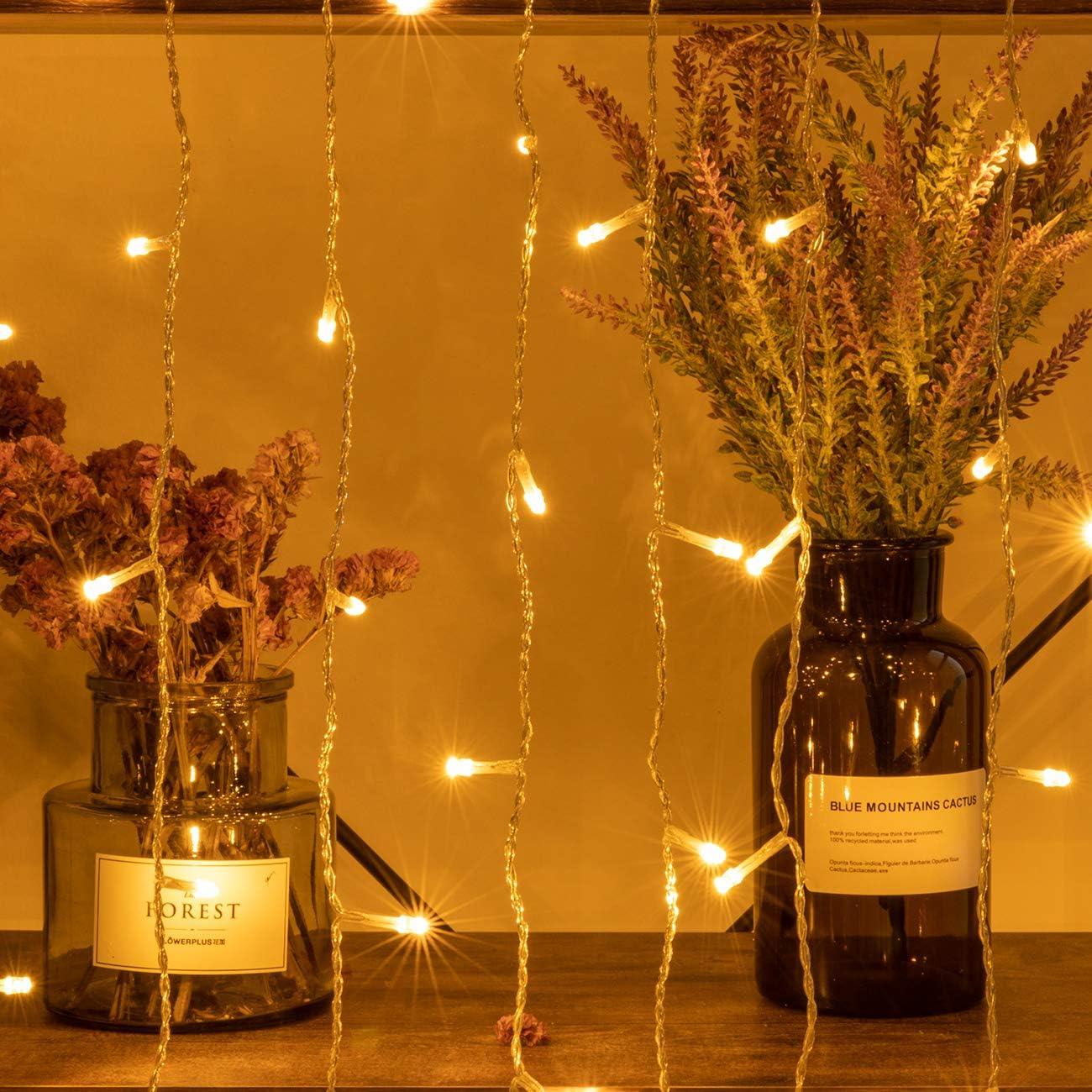 Cortina de Luces LED 300 AWQ 2.0m x 3.0m con Control Remoto