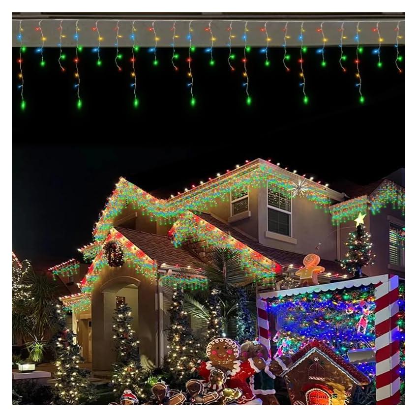 Cadena de Luces LED Multicolor 640 LED 17.9 m Navidad