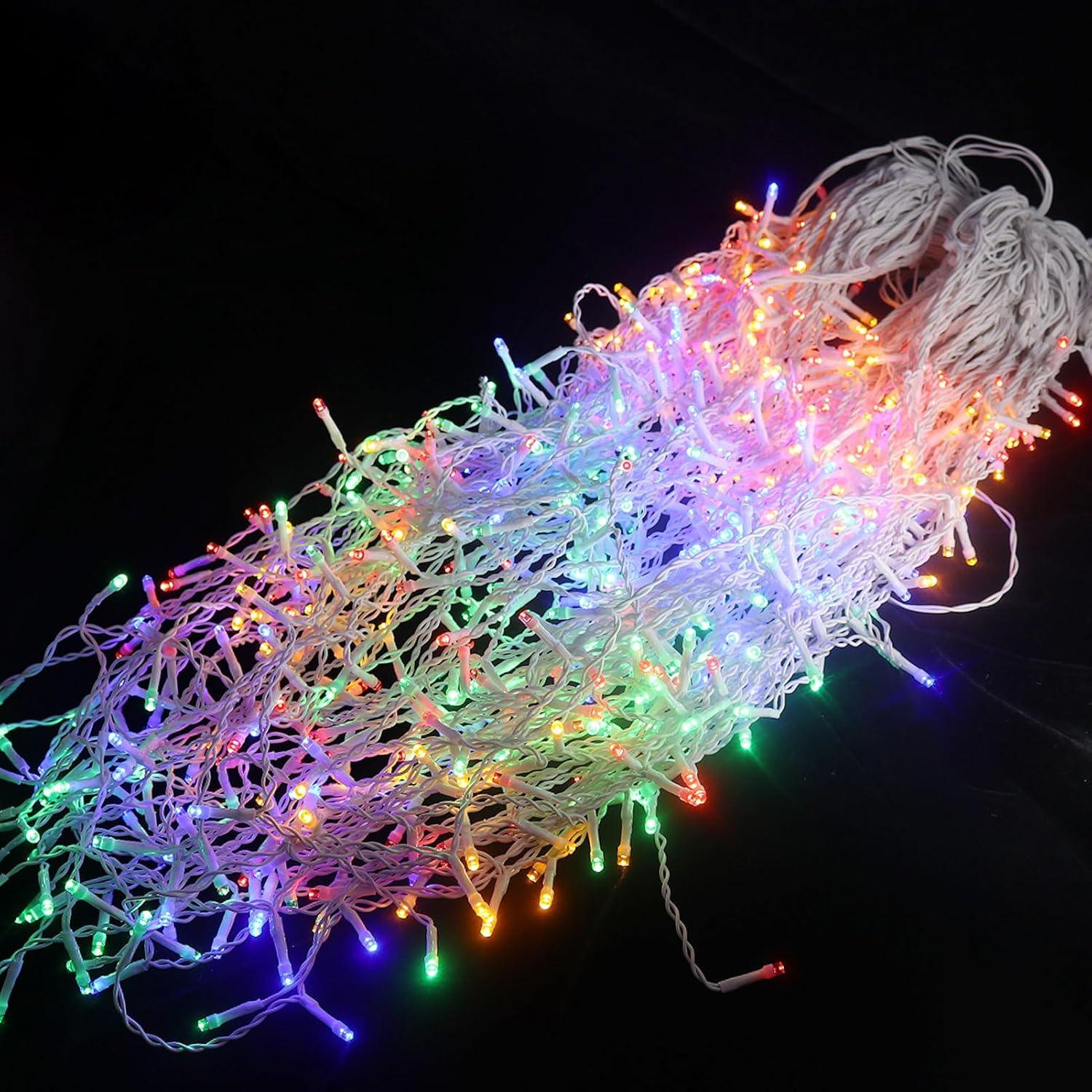 Cadena de Luces LED Multicolor 640 LED 17.9 m Navidad