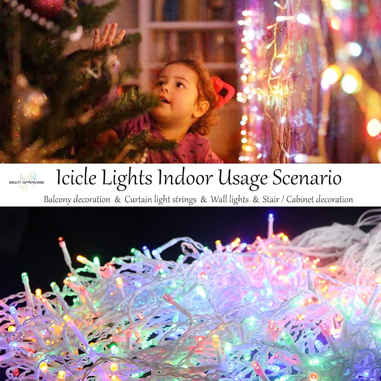 Cadena de Luces LED Multicolor 640 LED 17.9 m Navidad