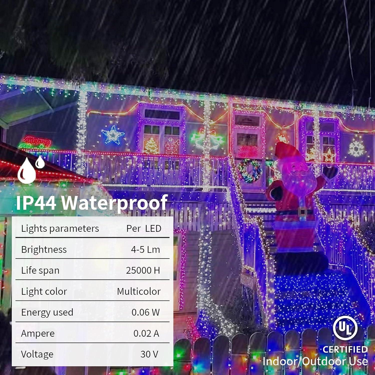 Cadena de Luces LED Multicolor 640 LED 17.9 m Navidad