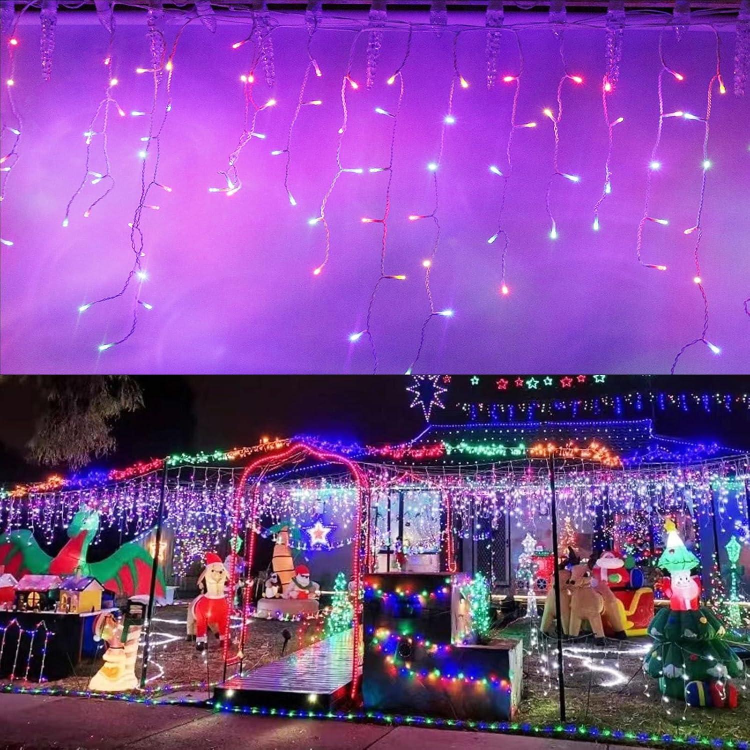 Cadena de Luces LED Multicolor 640 LED 17.9 m Navidad