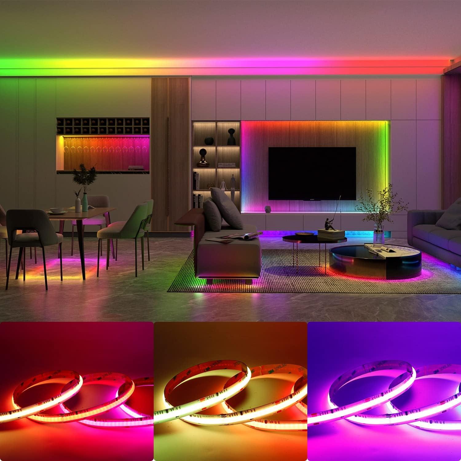 Tira LED COB RGB IC WS2811 2M 720LED/m DC24V Flexible