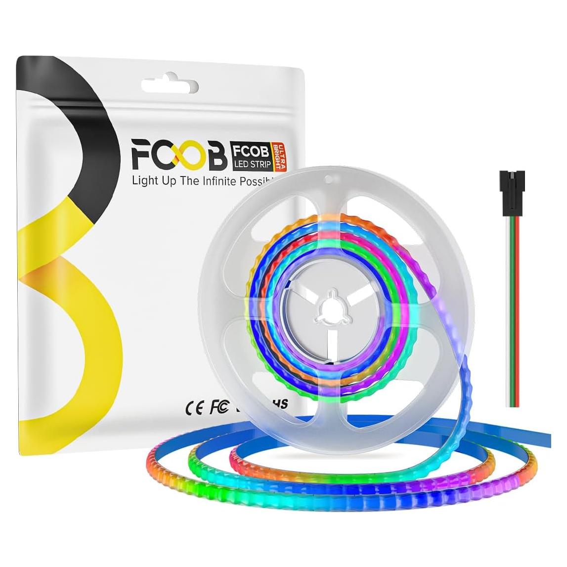 Tira LED WS2812B 2m 320 LEDs/m RGB 5V para Decoración