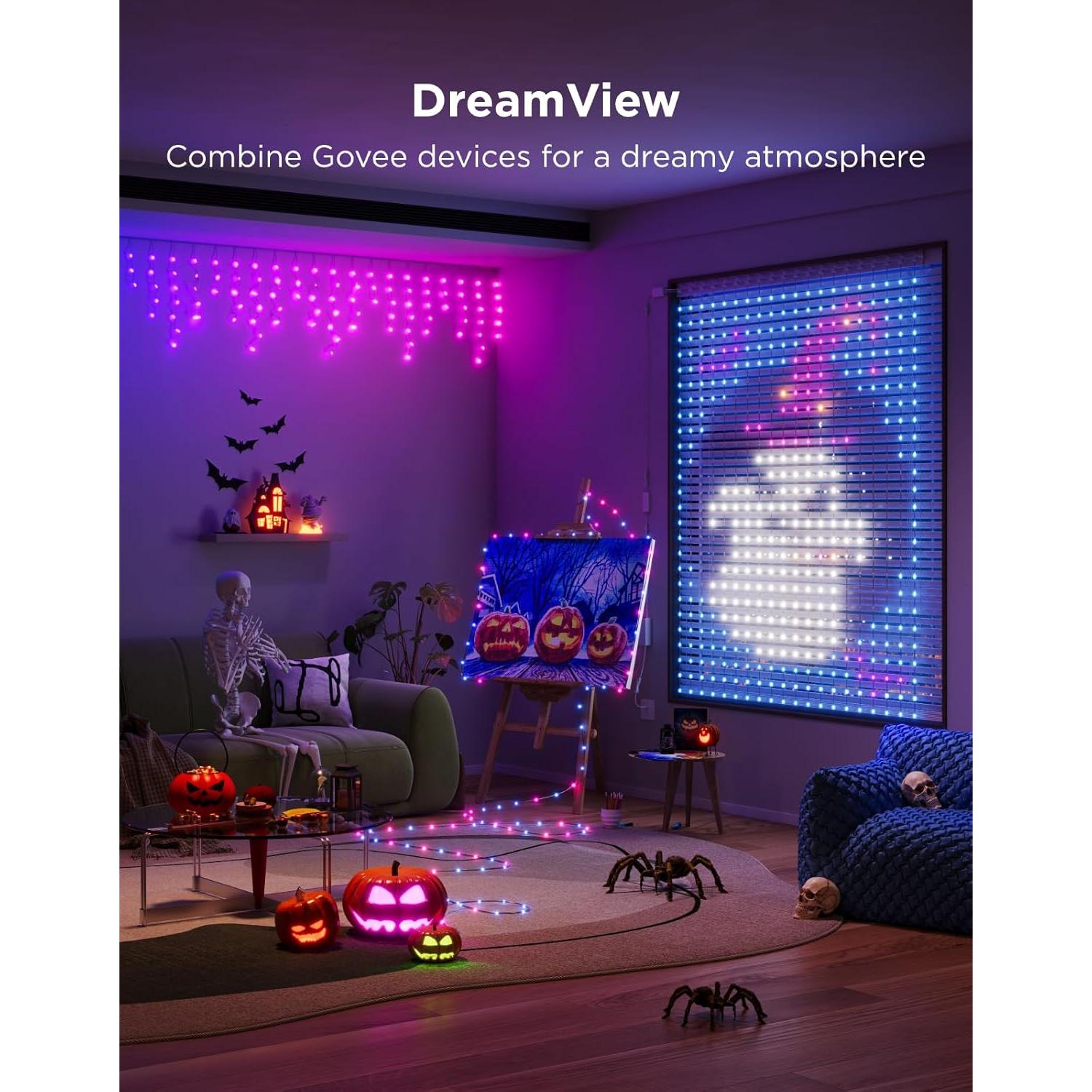 Juego de Luces LED Govee Navidad RGBIC, 3 Tipos, 10.06 m