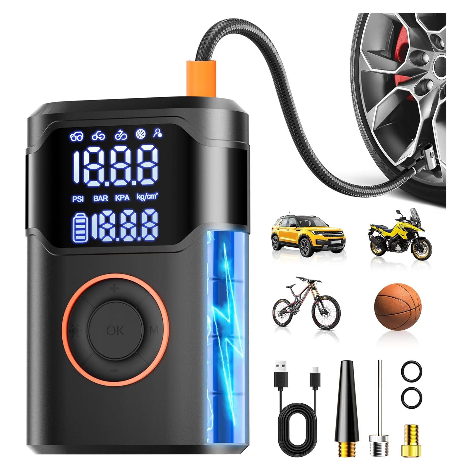 Compresor de Aire Portátil UZNY D03 150 PSI Bomba Inalámbrica