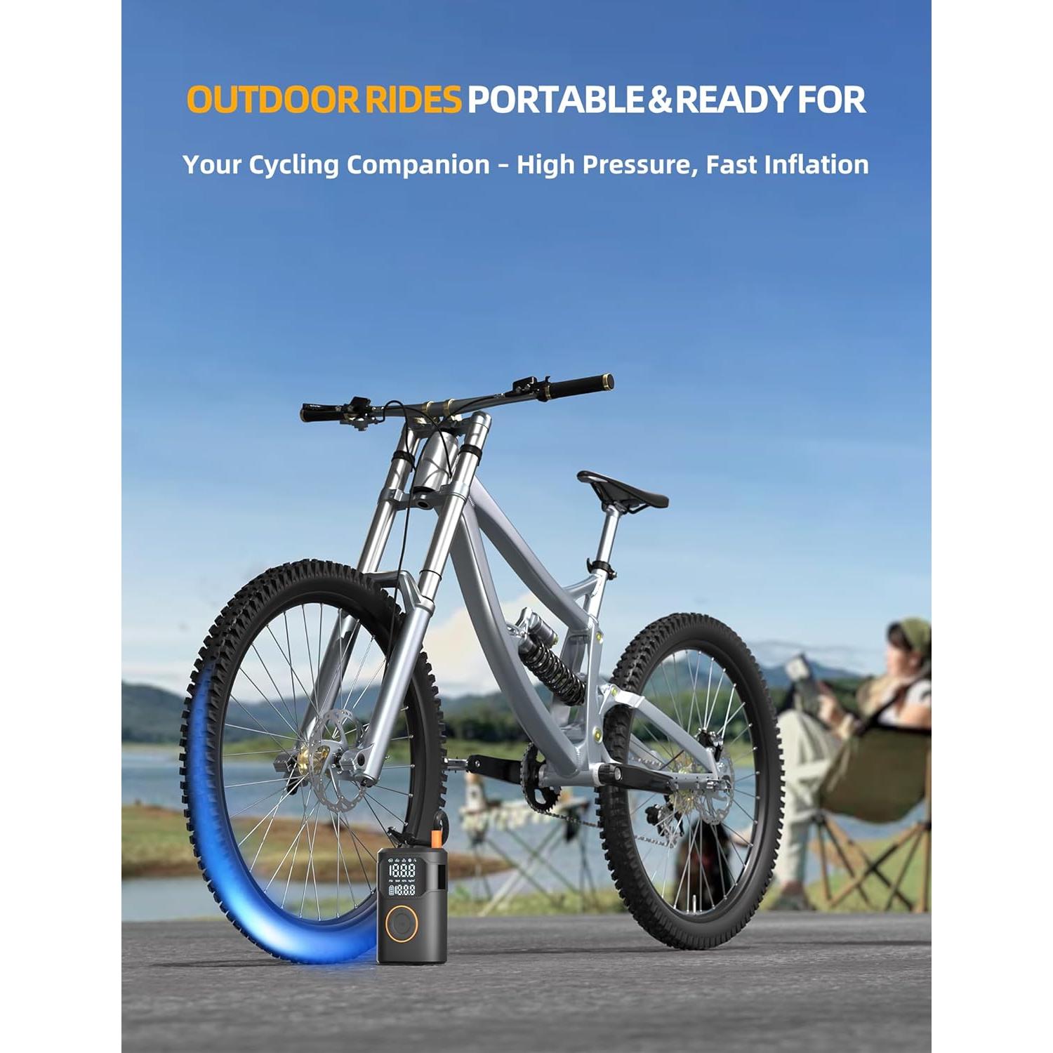 Compresor de Aire Portátil UZNY D03 150 PSI Bomba Inalámbrica