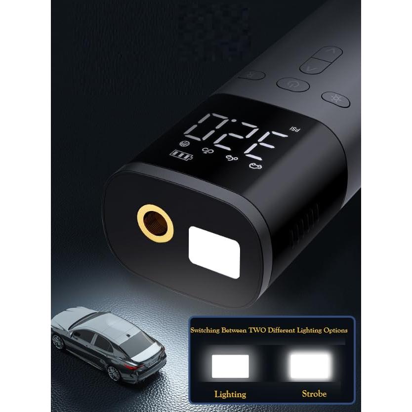 Compresor de Aire Portátil FNKJGS 150 PSI con Manómetro Digital