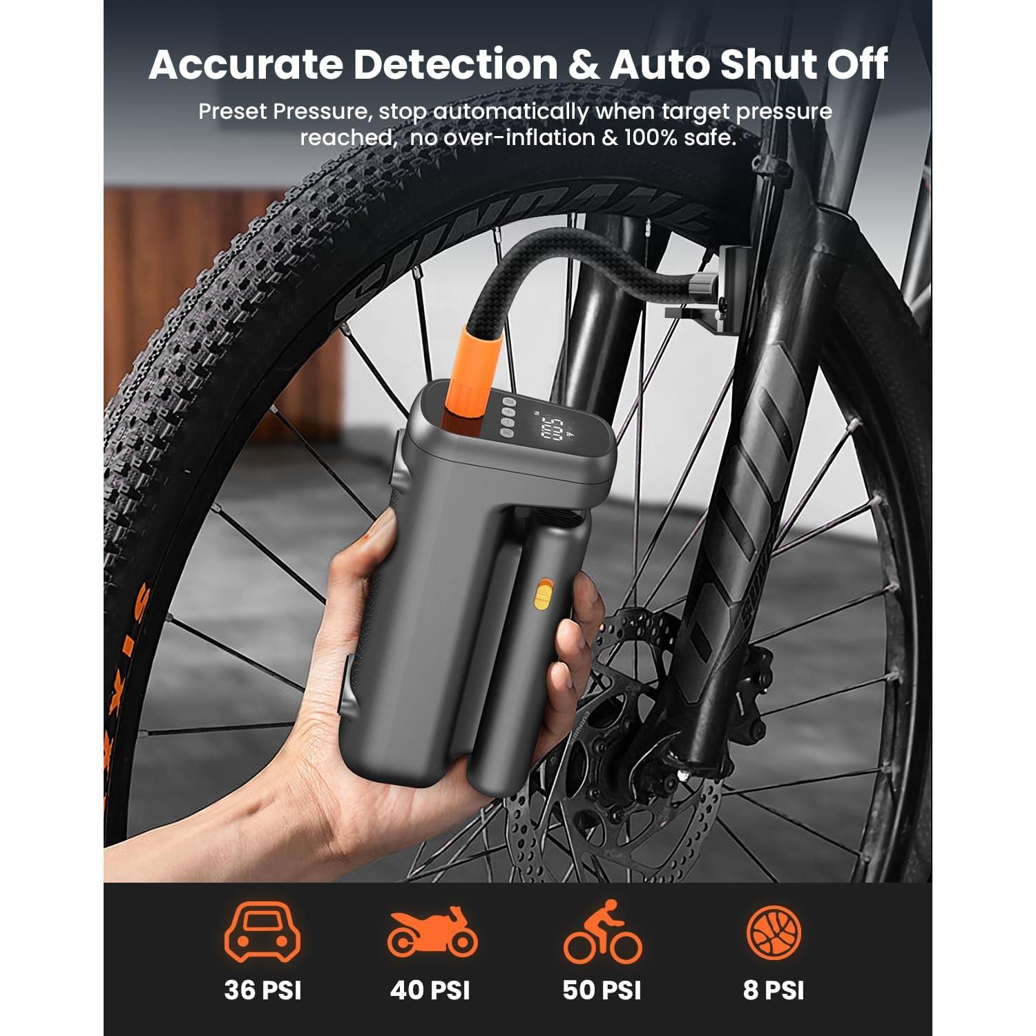 Compresor de Aire Portátil BANKKY EK30101 150PSI 7800mAh