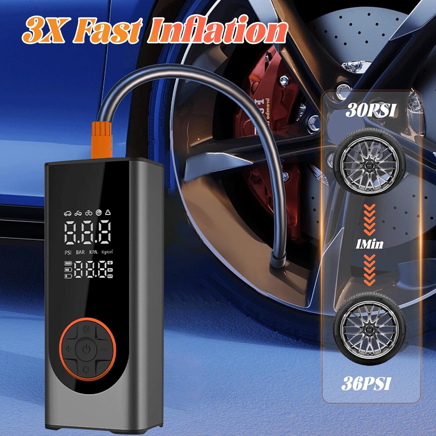 Compresor de Aire Portátil Gnisang CLB-6010 150 PSI 36L/min