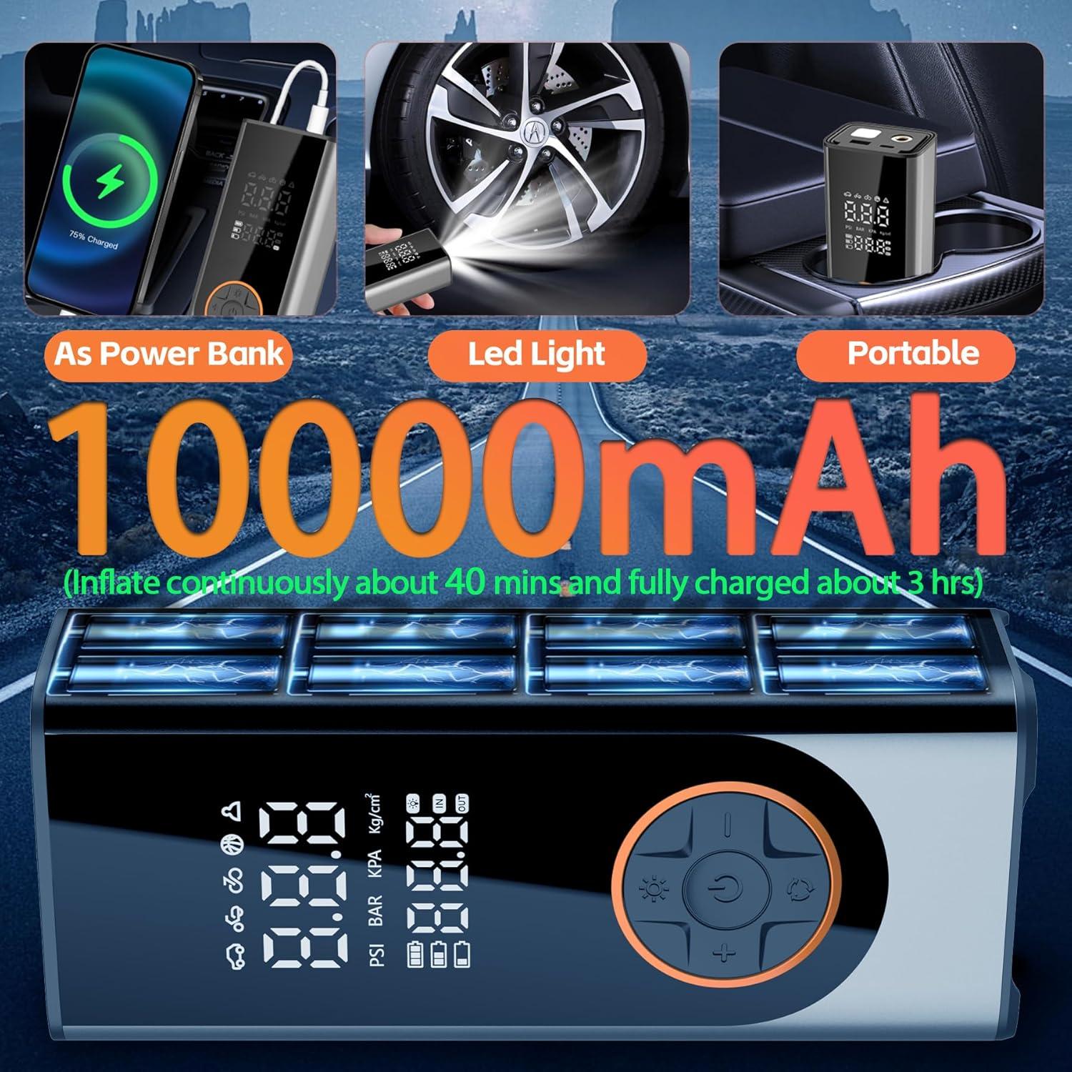 Compresor de Aire Portátil Gnisang CLB-6010 150 PSI 36L/min