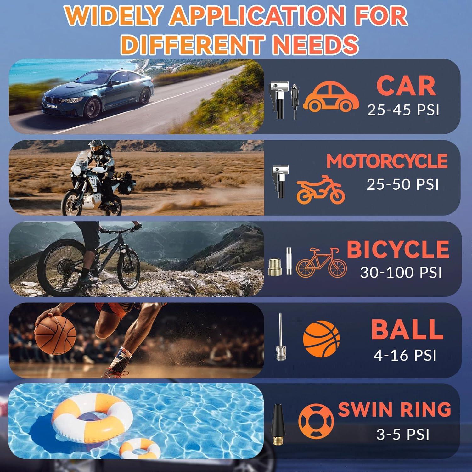 Compresor de Aire Portátil Gnisang CLB-6010 150 PSI 36L/min