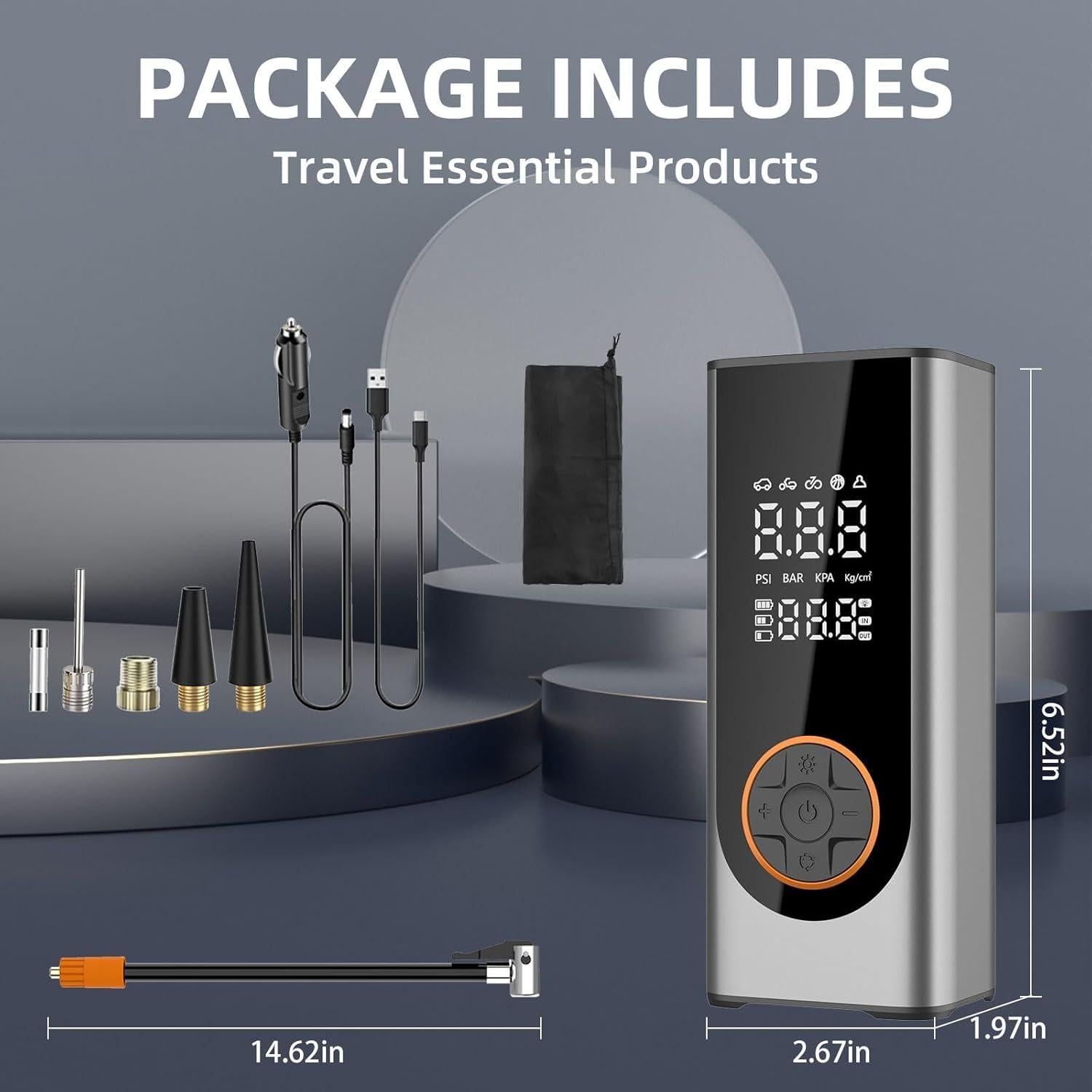 Compresor de Aire Portátil Gnisang CLB-6010 150 PSI 36L/min