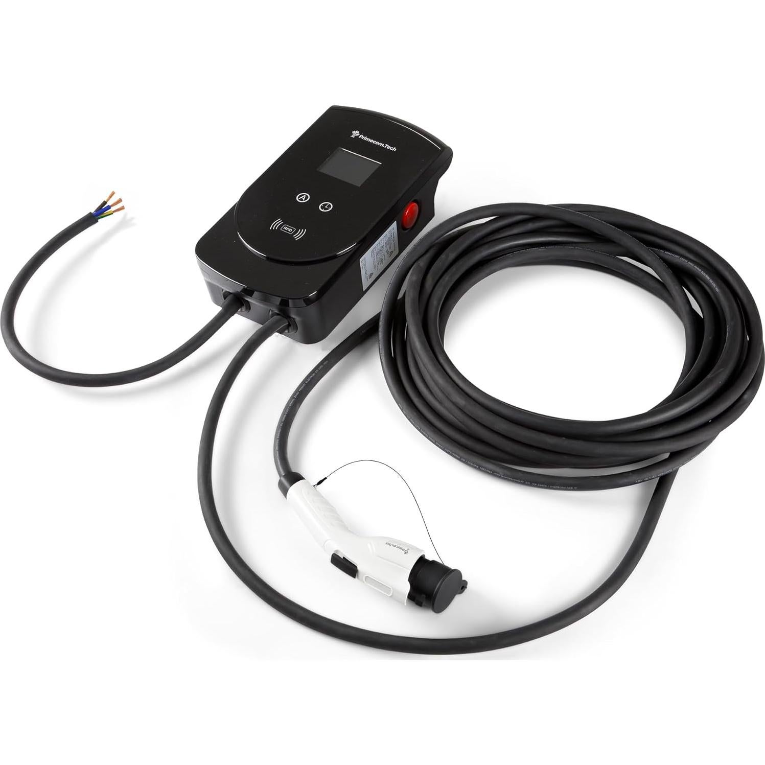 Cargador EV Primecom 80 Amp 22KW 220V 12.2m Cable