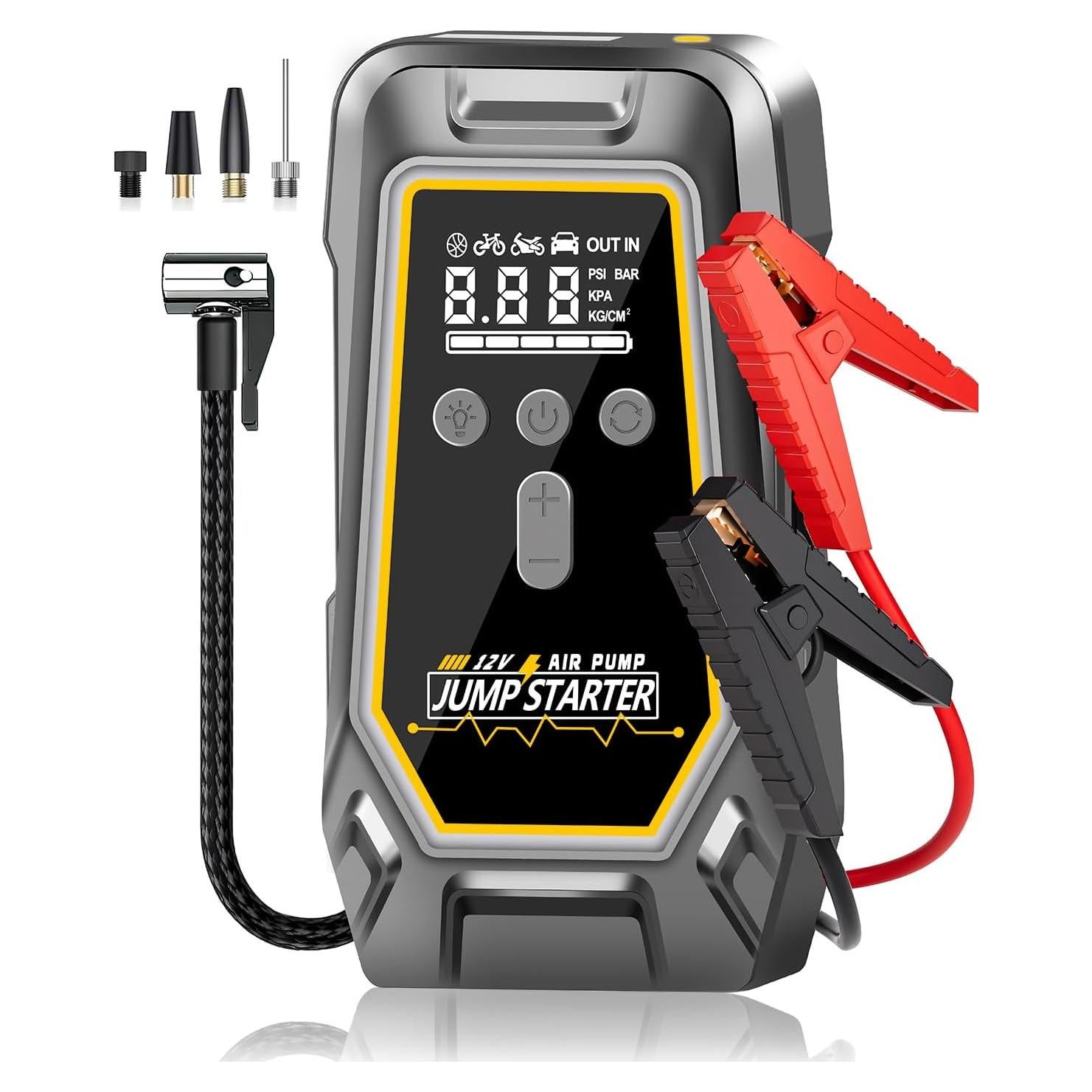 Arrancador de Salto NOBIWA DY49-1 con Compresor 150 PSI