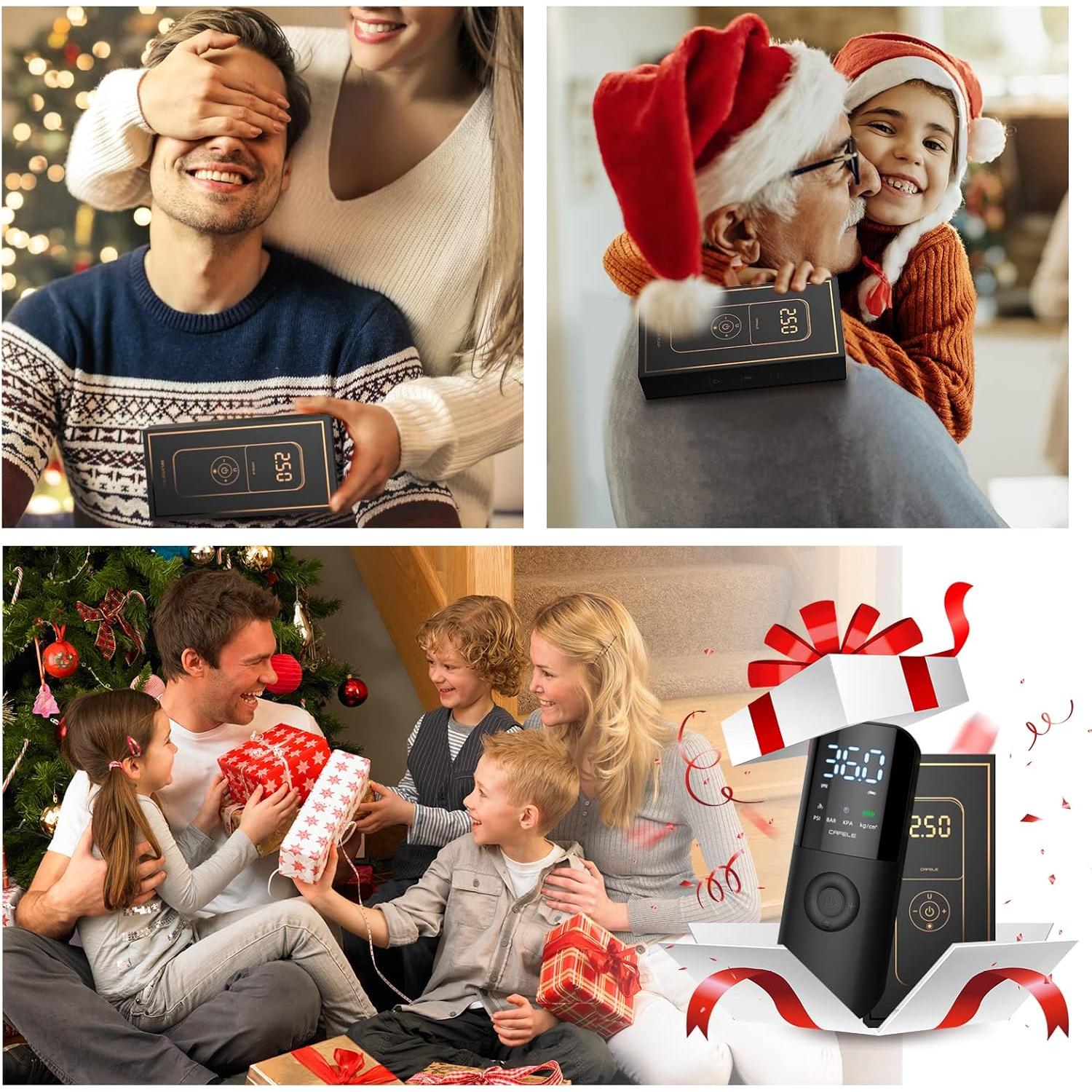 Inflador de Neumáticos Portátil CAFELE 150PSI Batería Recargable